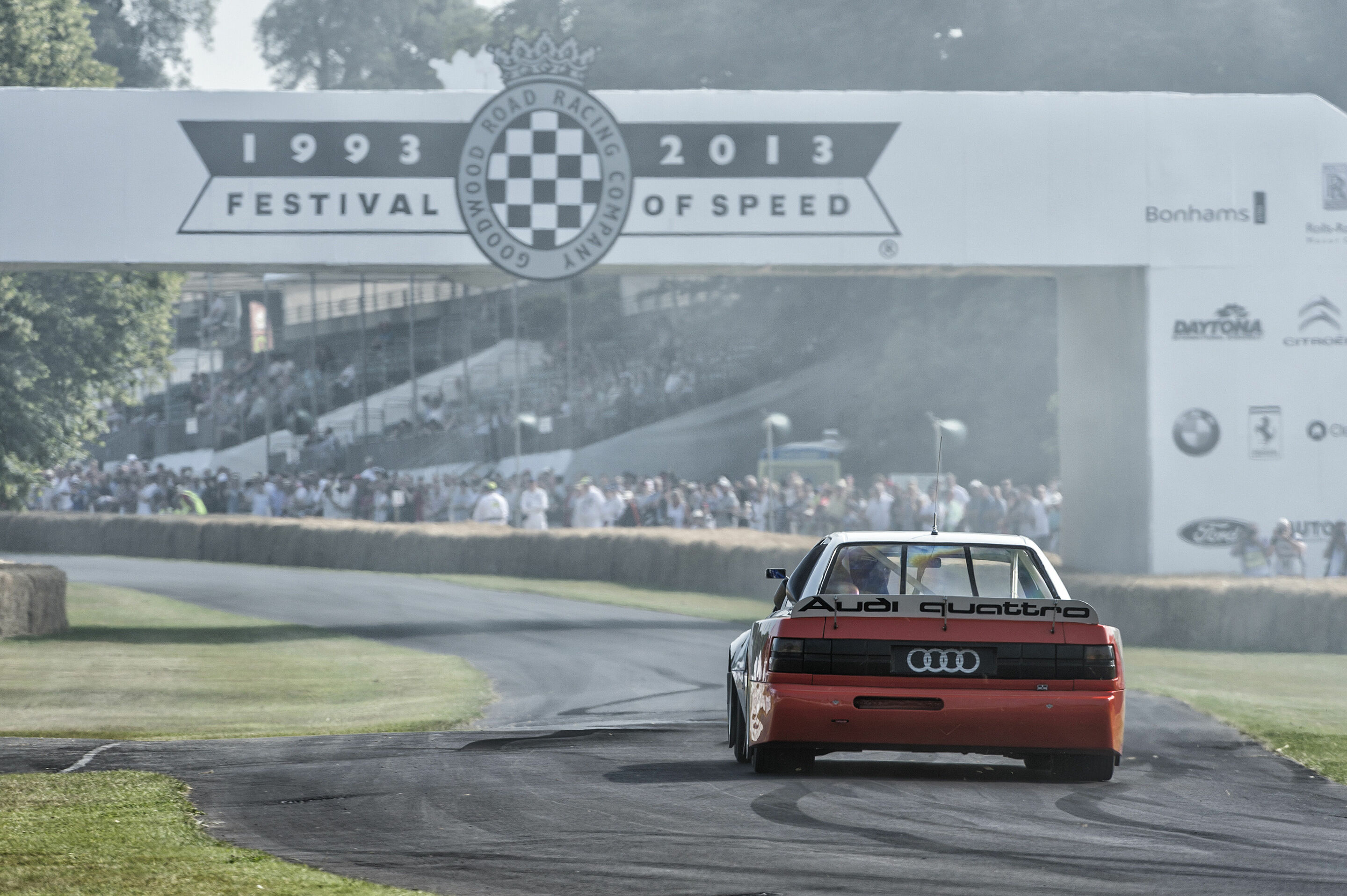 Goodwood Festival Of Speed 2013 - Gut vertreten waren die vier Ringe beim 20. Jubiläum des weltberühmten Goodwood Festival of Speed in Süd-England.
