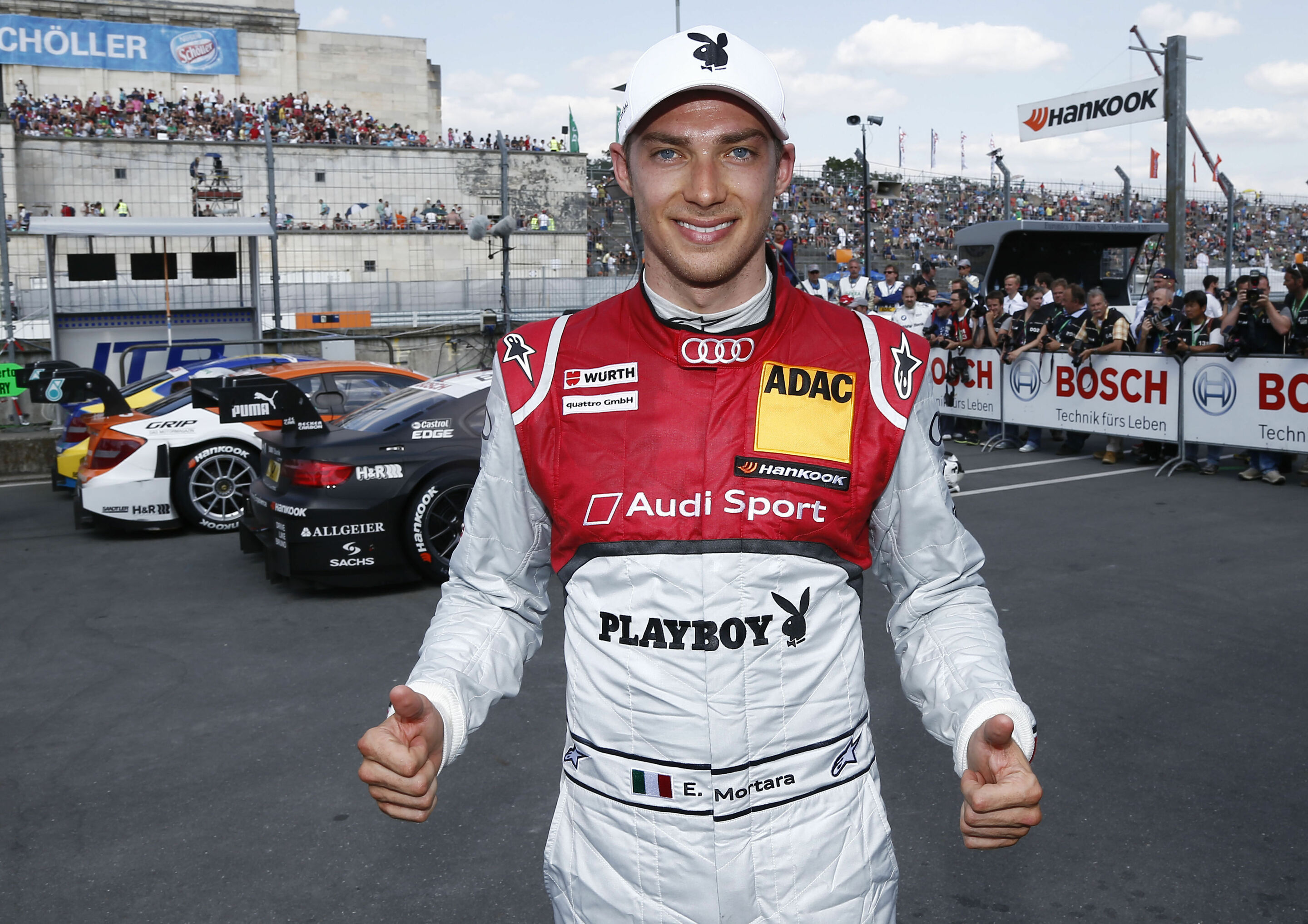 Edoardo Mortara gives Audi fans reason for hope - Edoardo Mortara after qualifying at Norisring.