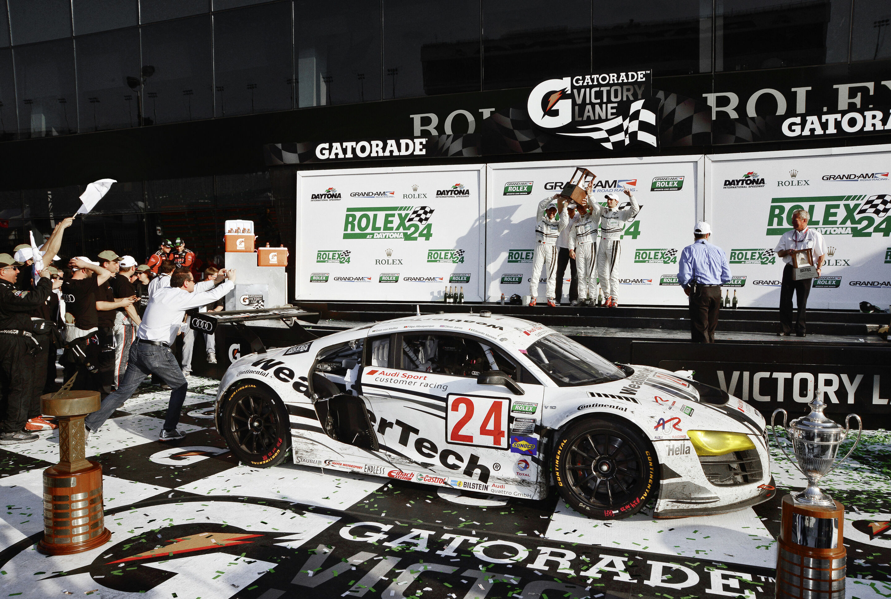 Audi R8 GRAND-AM bei den 24 Stunden von Daytona