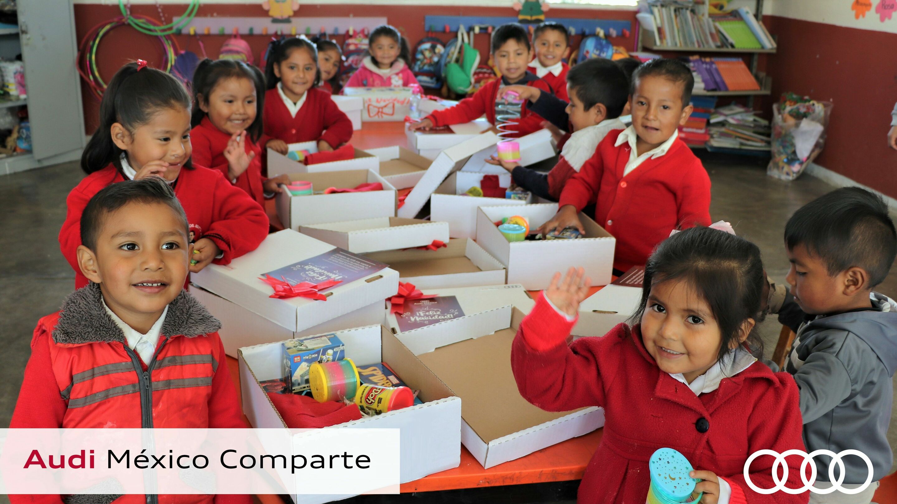 Audi México assumes Social Responsibility through Corporate Citizenship - With the Audi México Comparte project, the plant in San José Chiapa has benefited more than 1,700 people in the region since its inception in 2019.