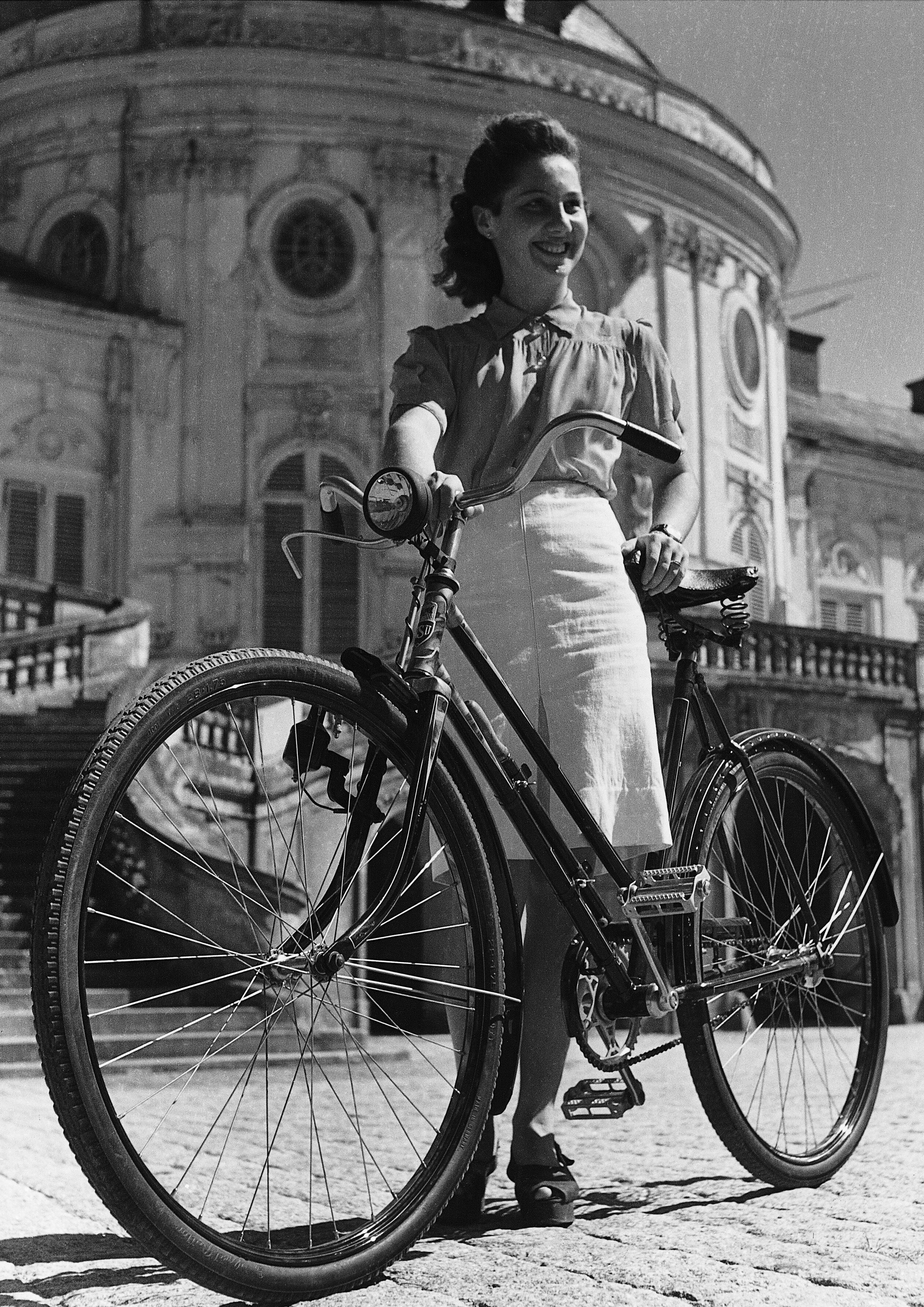 NSU chrome touring cycle
