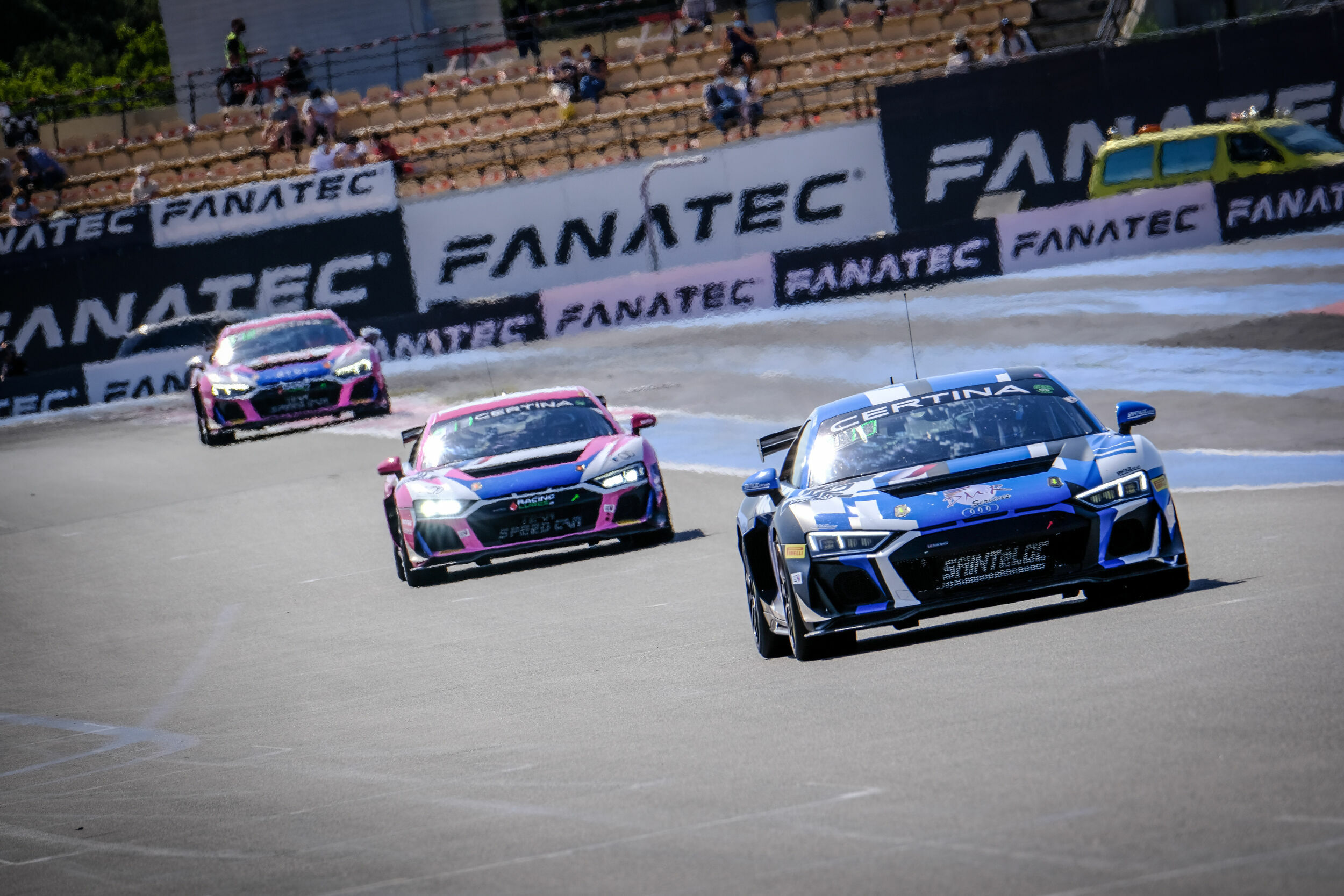 GT4 European Series 2021 - Audi R8 LMS GT4 #42 (Saintéloc Racing), Gregory Guilvert/Fabien Michal