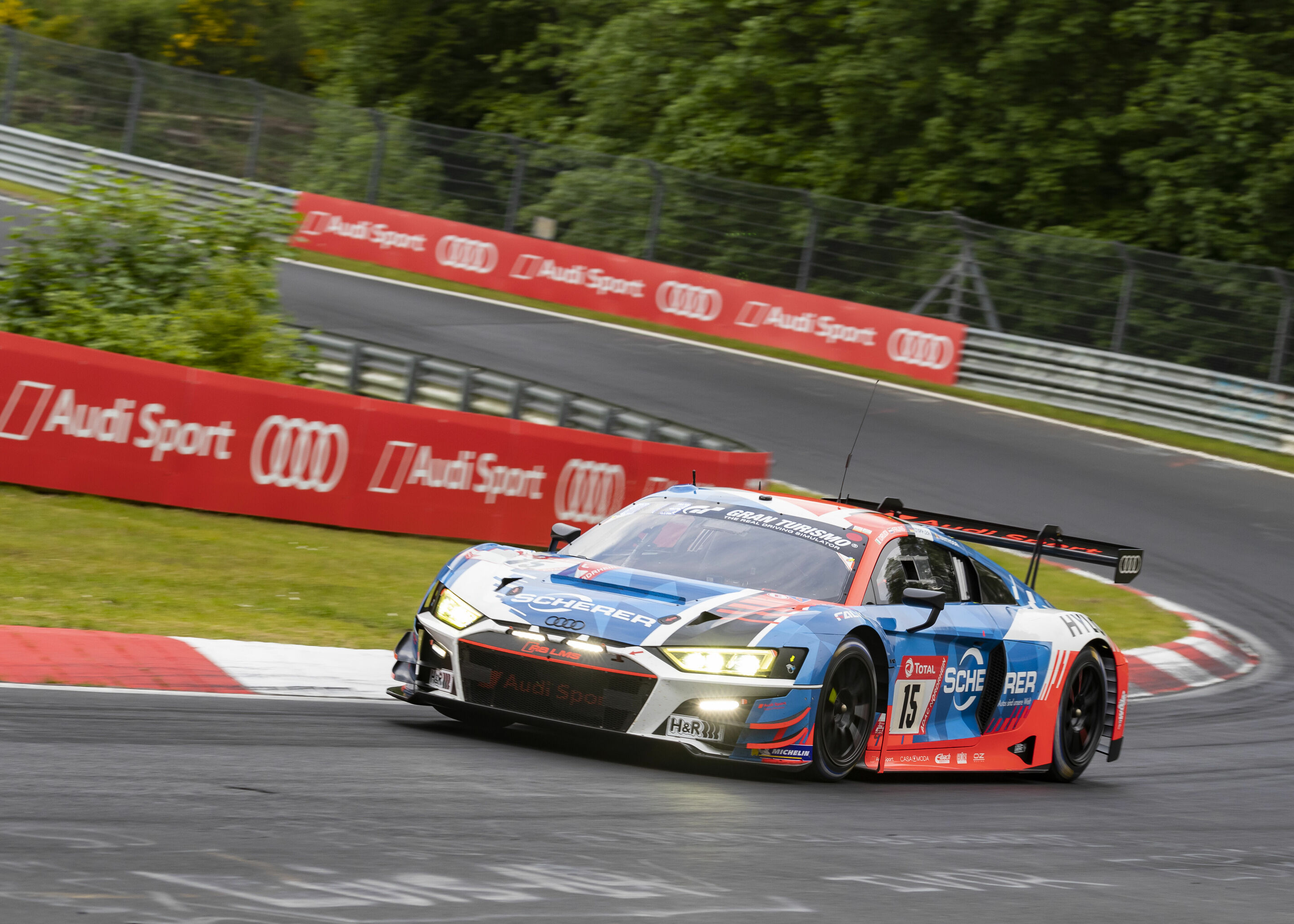 24h Nürburgring 2021 - Audi R8 LMS #15 (Audi Sport Team Phoenix), Mattia Drudi/Robin Frijns/Frank Stippler/Dries Vanthoor