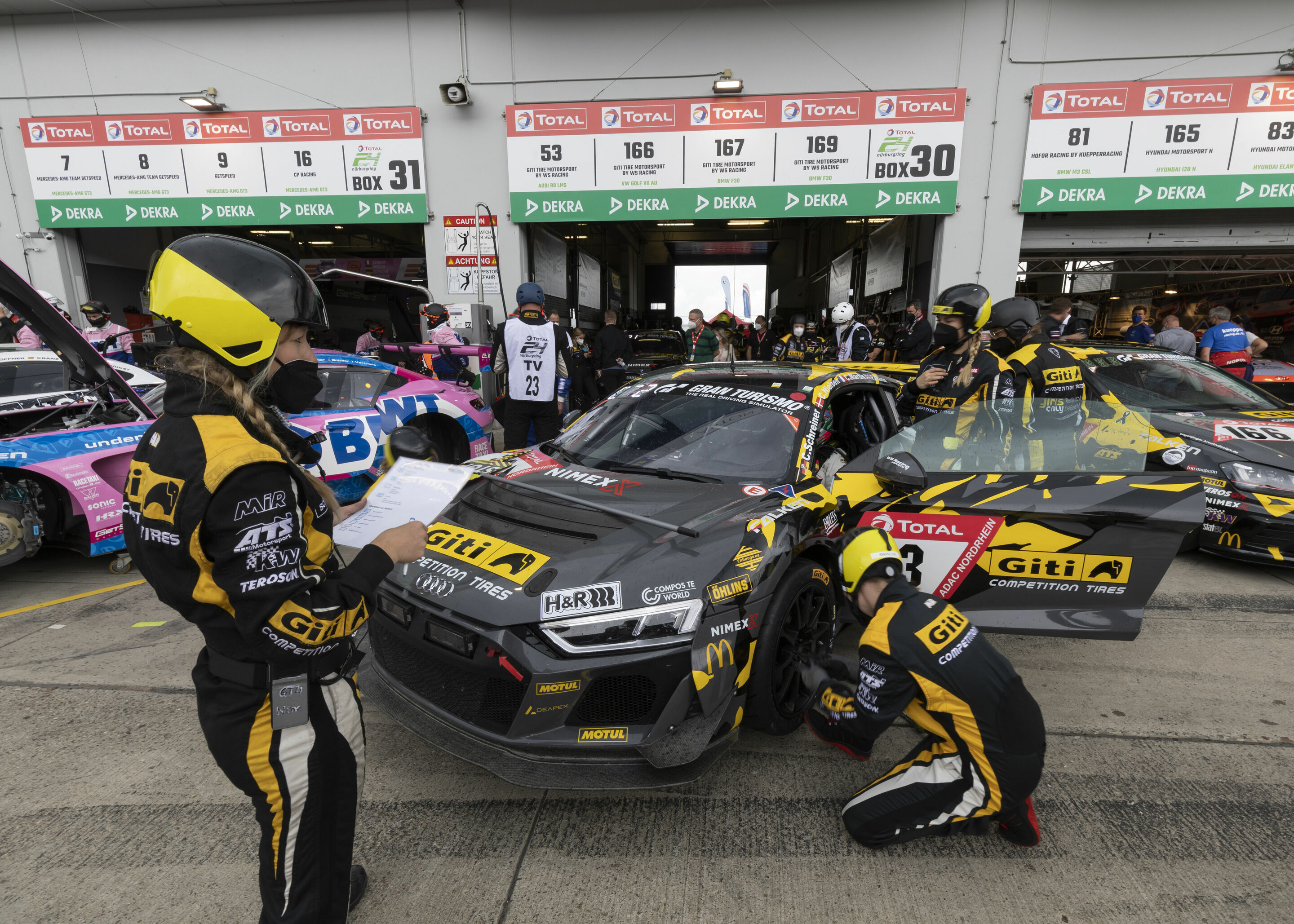 24h Nürburgring 2021 - Audi R8 LMS GT4 #53 (Giti Tire Motorsport by WS Racing), Pippa Mann/Célia Martin/Christina Nielsen/Carrie Schreiner