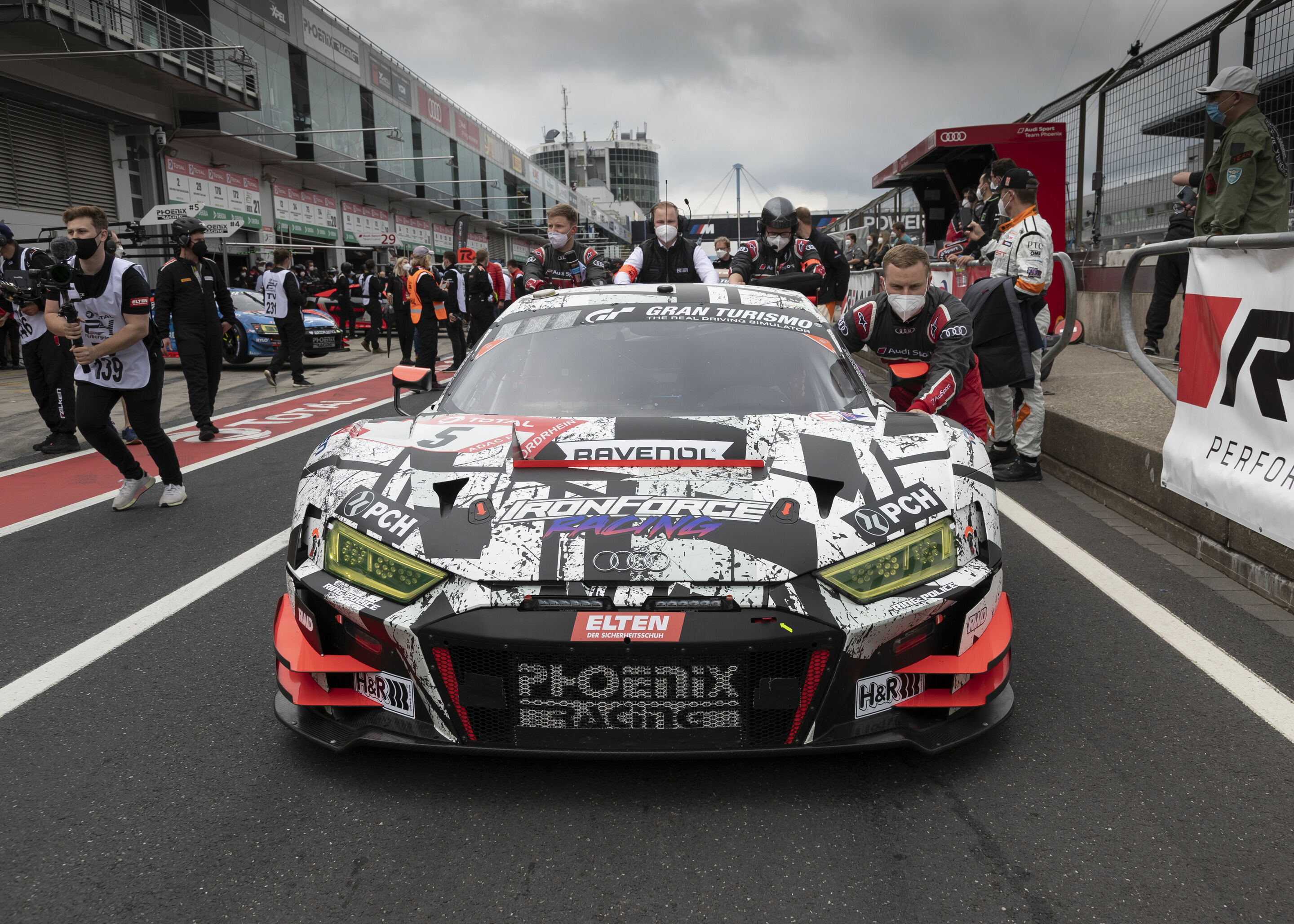 24h Nürburgring 2021 - Audi R8 LMS #5 (Phoenix Racing), Max Hofer/Vincent Kolb/Dennis Marschall/Jan-Erik Slooten