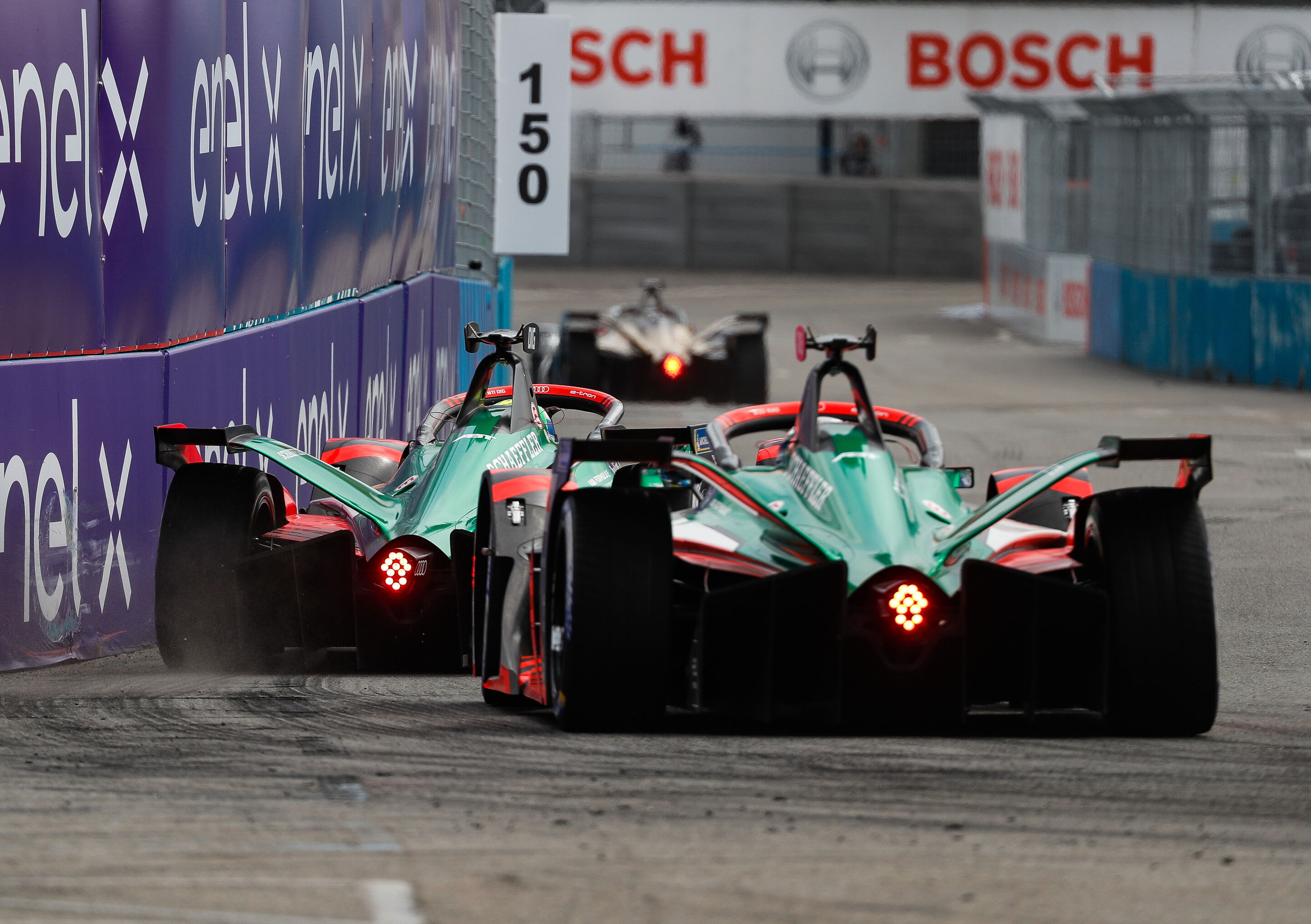 Formel E, New York E-Prix 2021 - Audi e-tron FE07 #11 (Audi Sport ABT Schaeffler), Lucas di Grassi
Audi e-tron FE07 #33 (Audi Sport ABT Schaeffler), René Rast