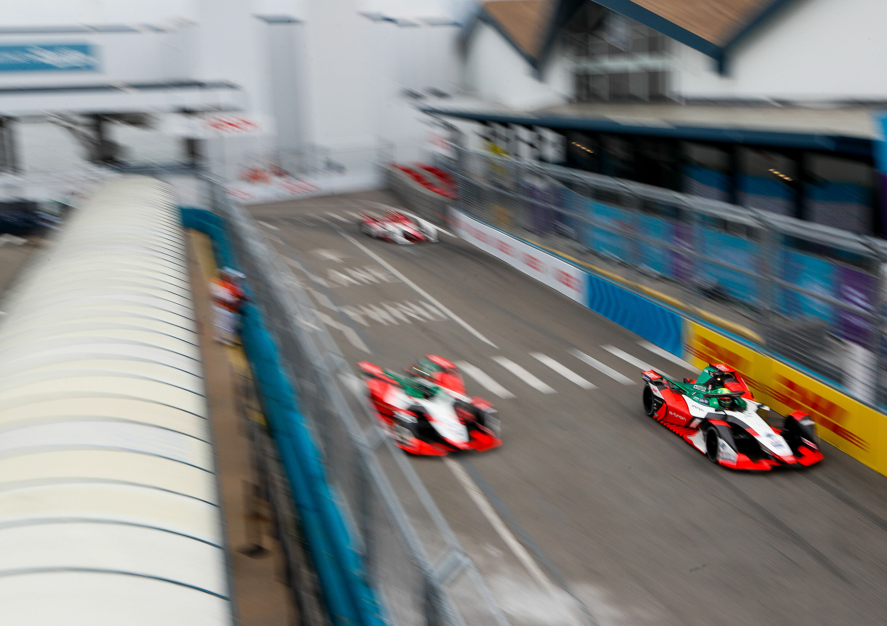Formula E, New York E-Prix 2021 - Audi e-tron FE07 #33 (Audi Sport ABT Schaeffler), René Rast
Audi e-tron FE07 #11 (Audi Sport ABT Schaeffler), Lucas di Grassi