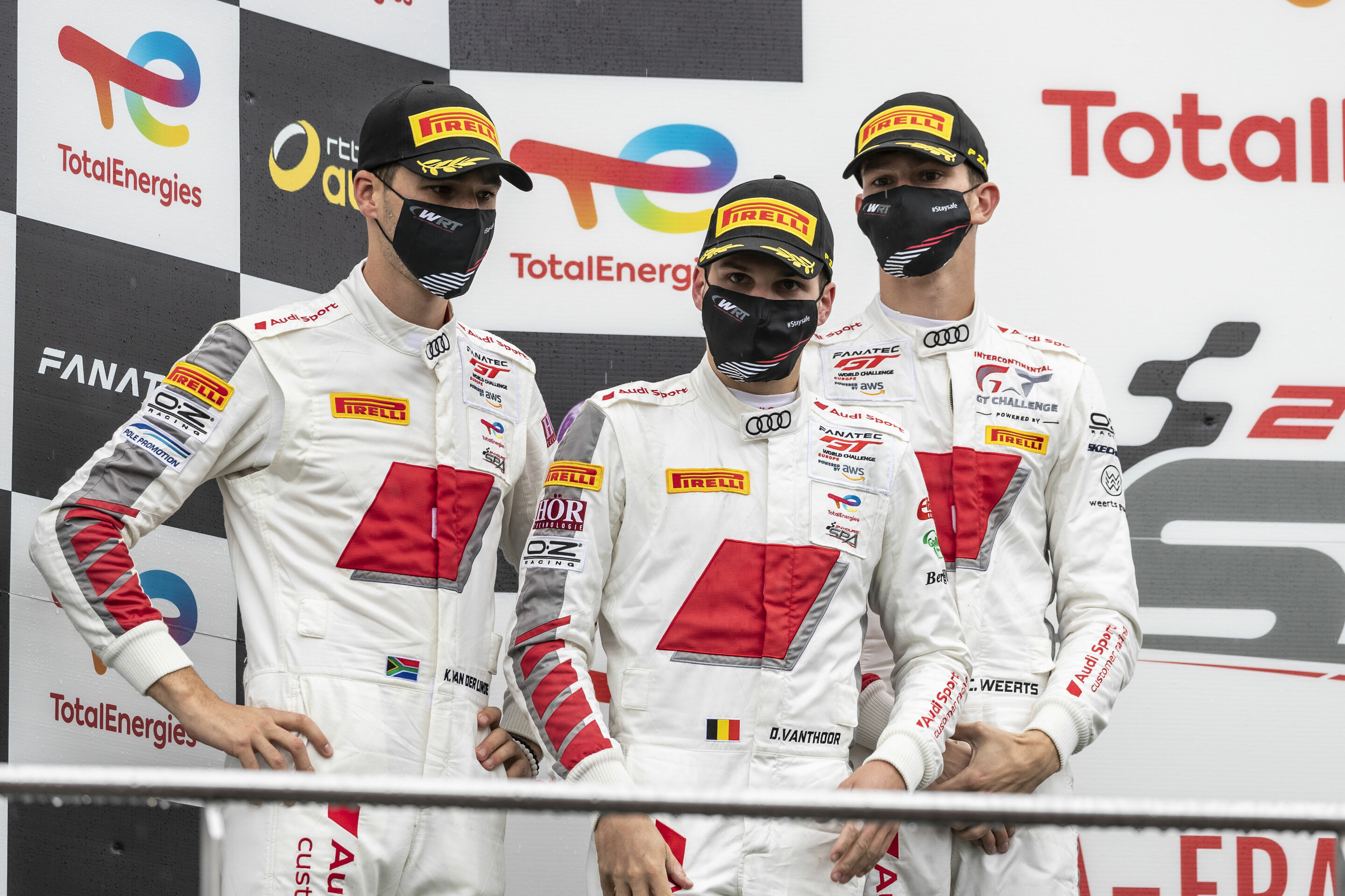 24h Spa 2021 - Kelvin van der Linde, Dries Vanthoor, Charles Weerts