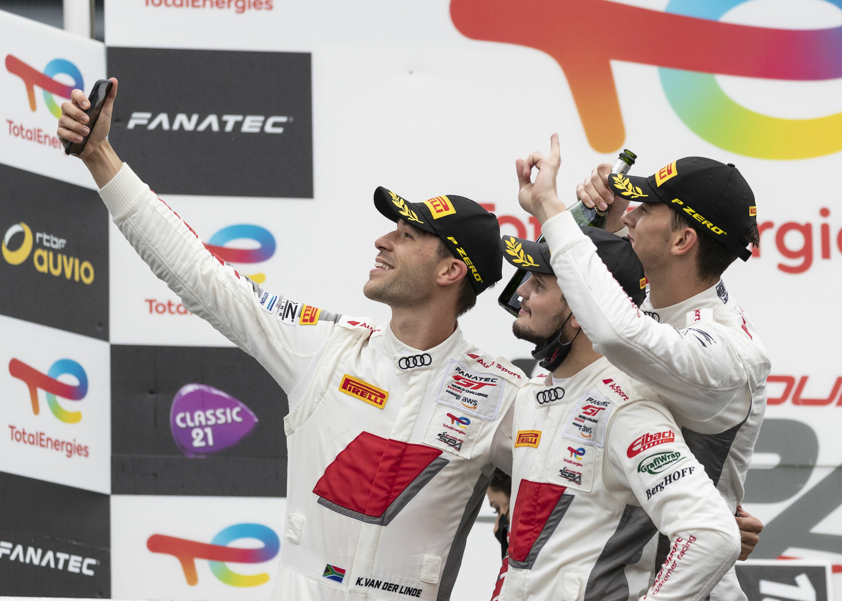 24h Spa 2021 - Kelvin van der Linde, Dries Vanthoor, Charles Weerts