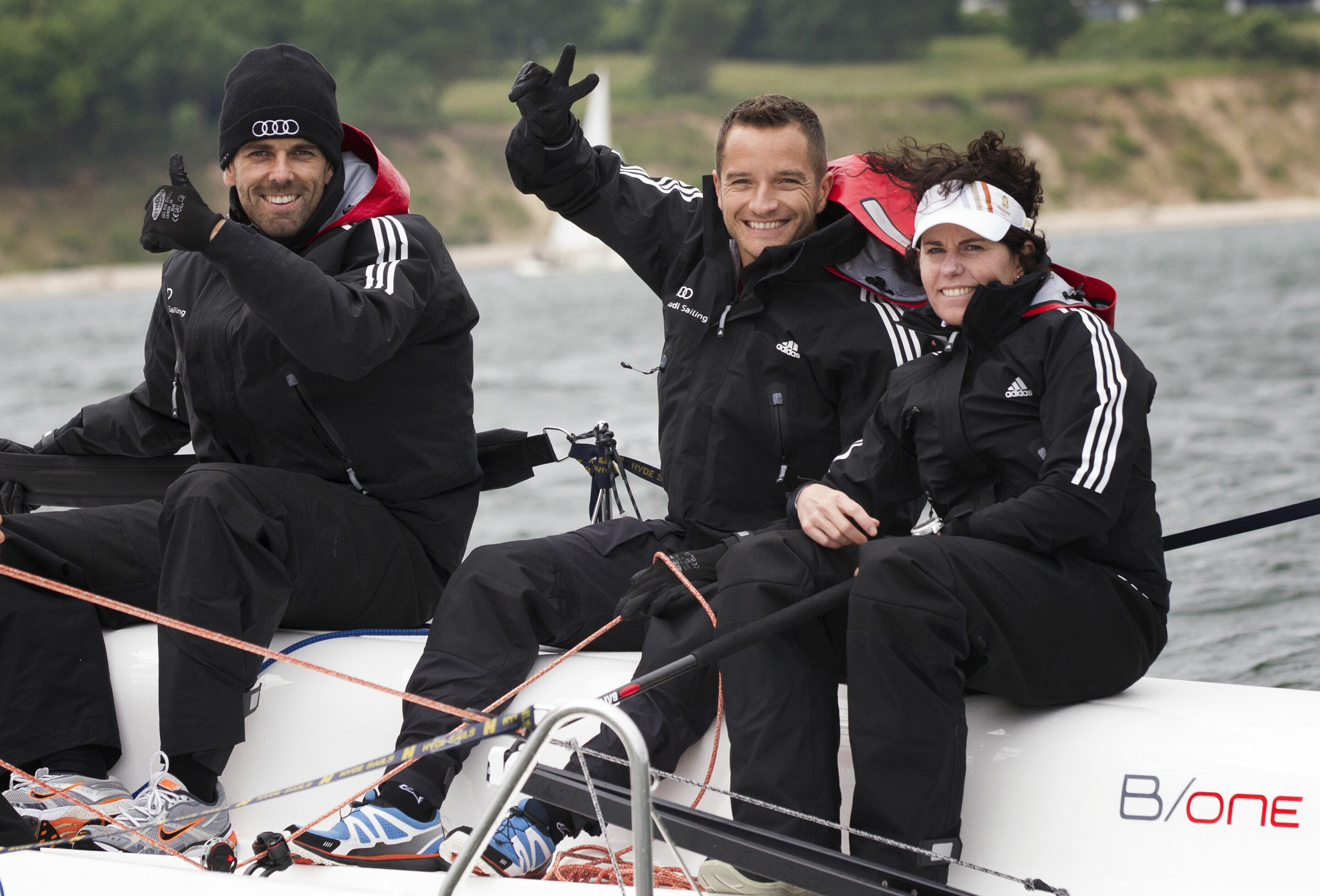 Markus Michelberger, Timo Scheider and Ulrike Schümann