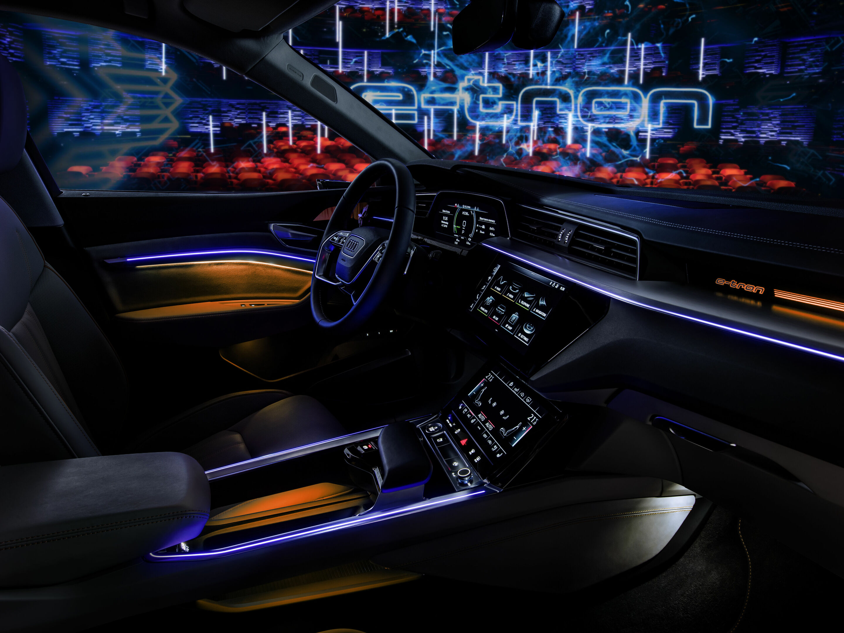 Digitalization of the cockpit and interior staging - Digitalization of the cockpit and interior staging  (Picture: Audi e-tron-Prototyp)