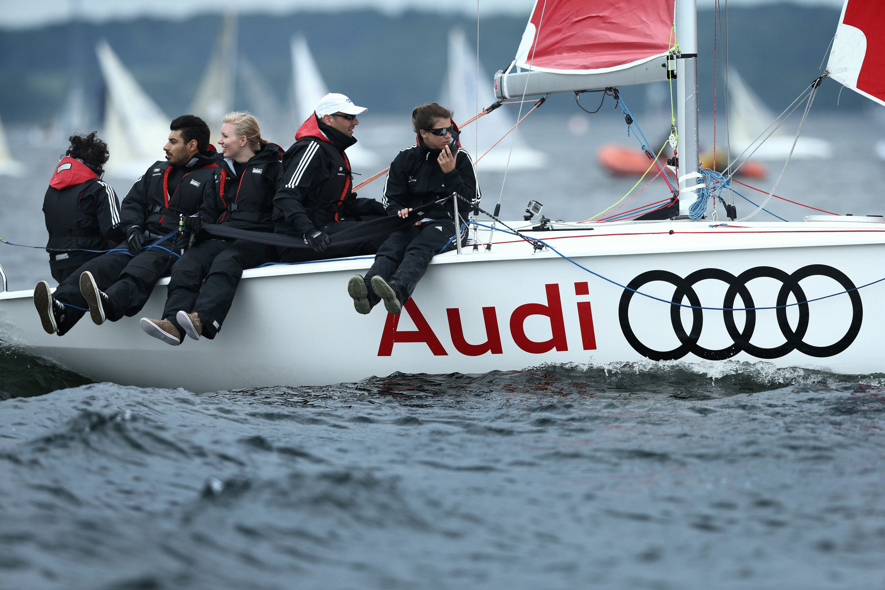 B/one boats in Audi colours