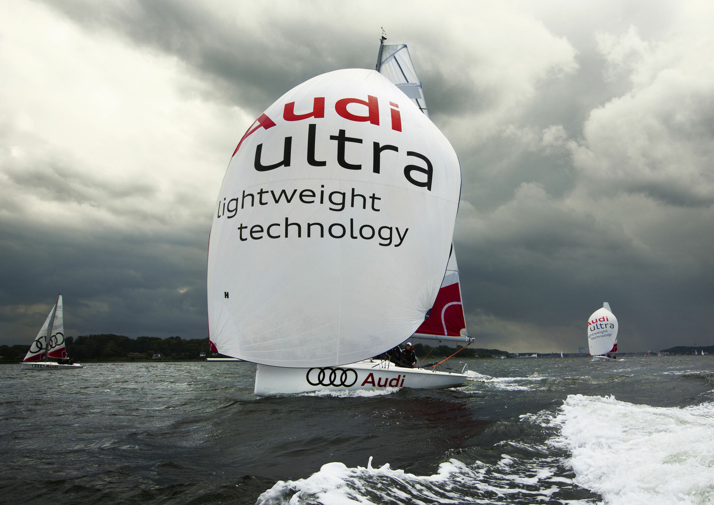 B/one boats in Audi colours