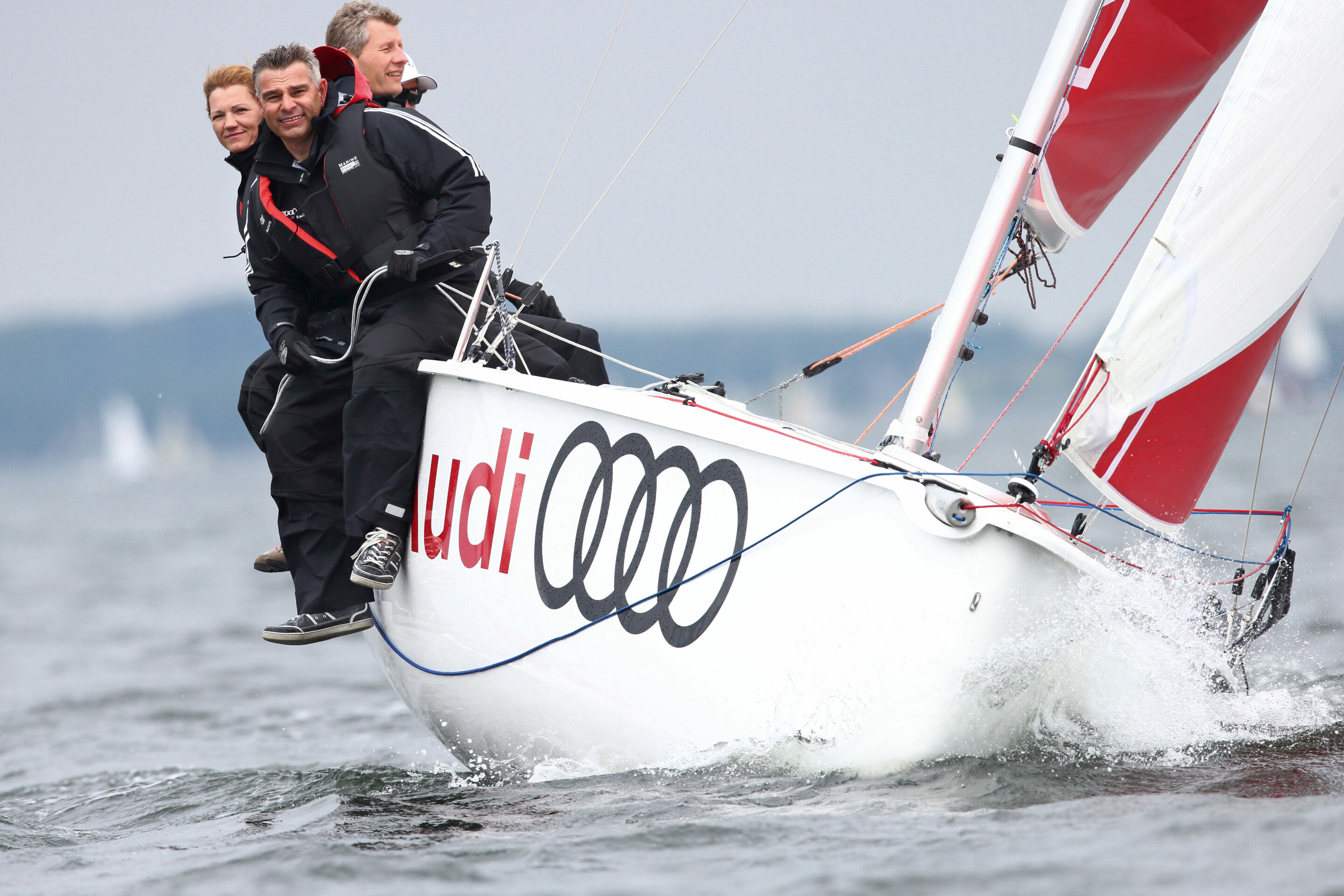 B/one boats in Audi colours