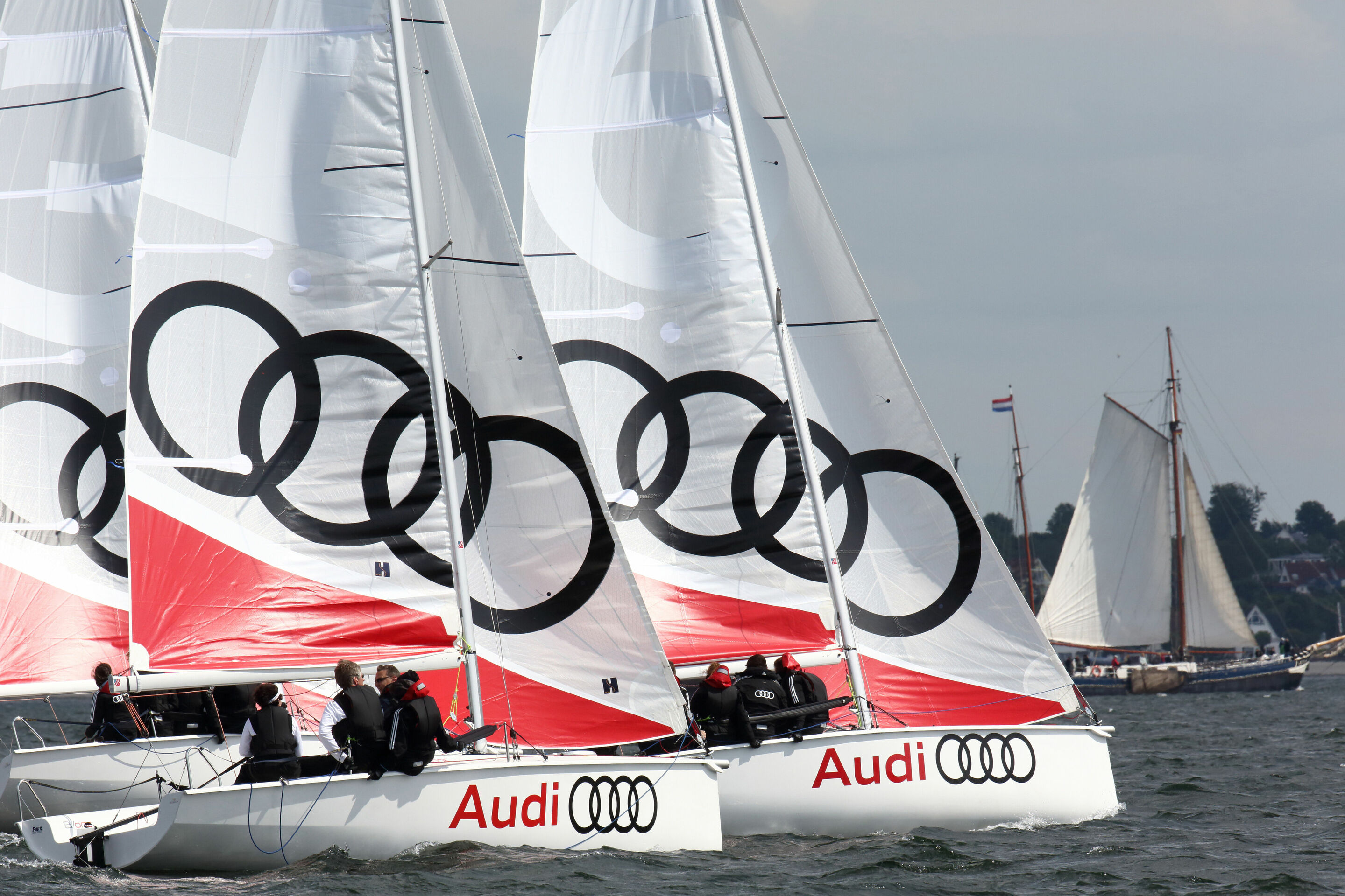 B/one boats in Audi colours