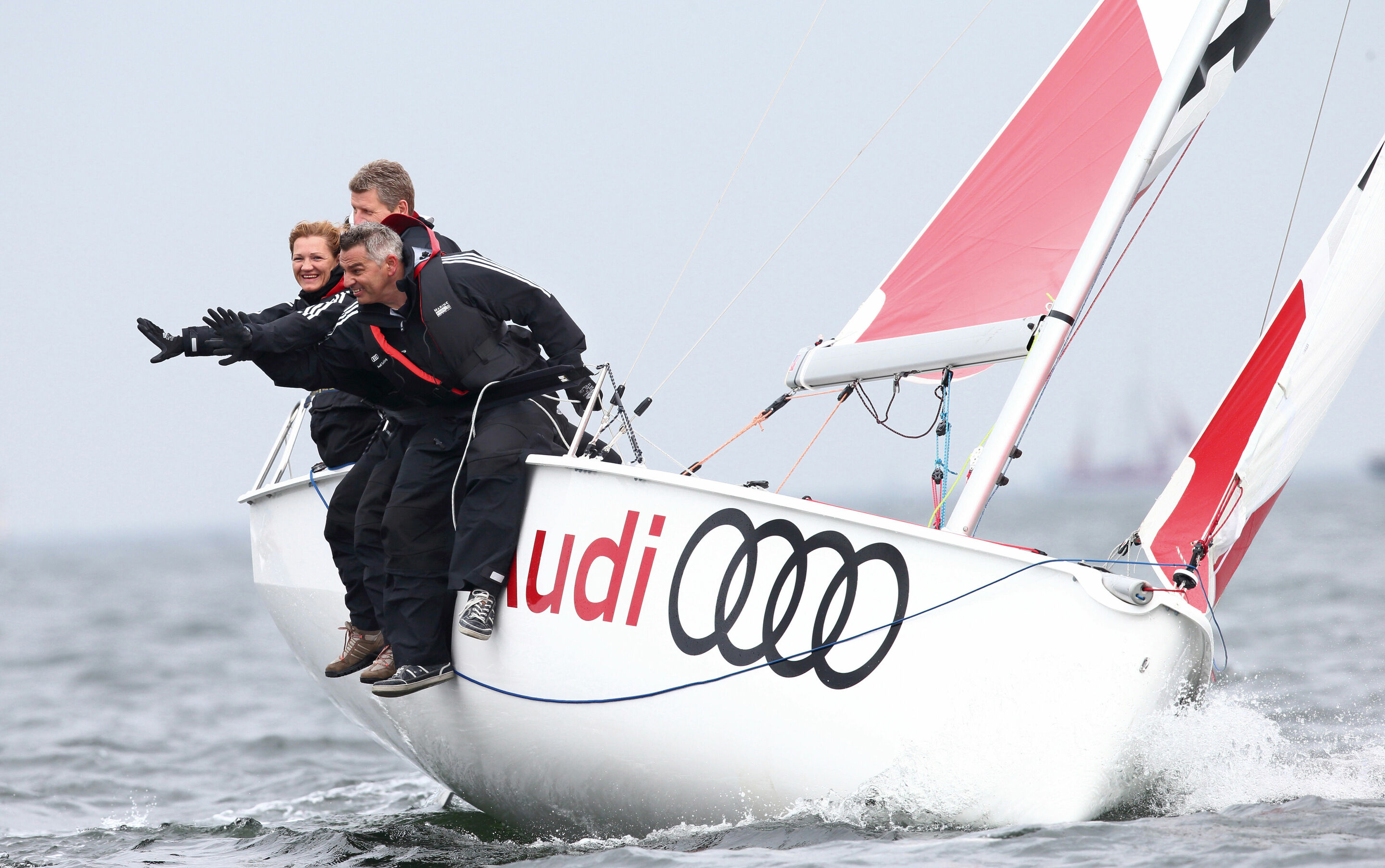 B/one boats in Audi colours