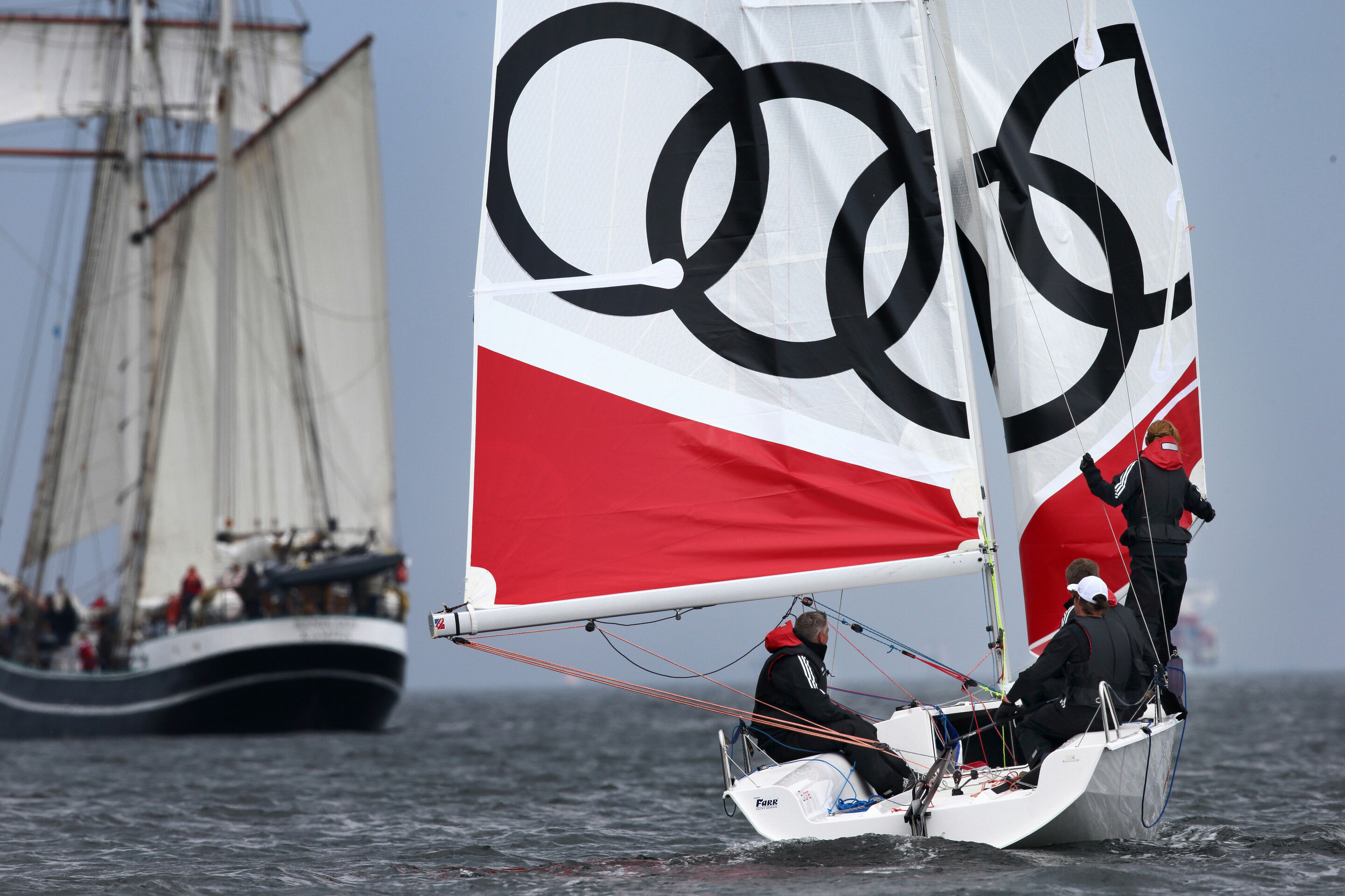 B/one boats in Audi colours