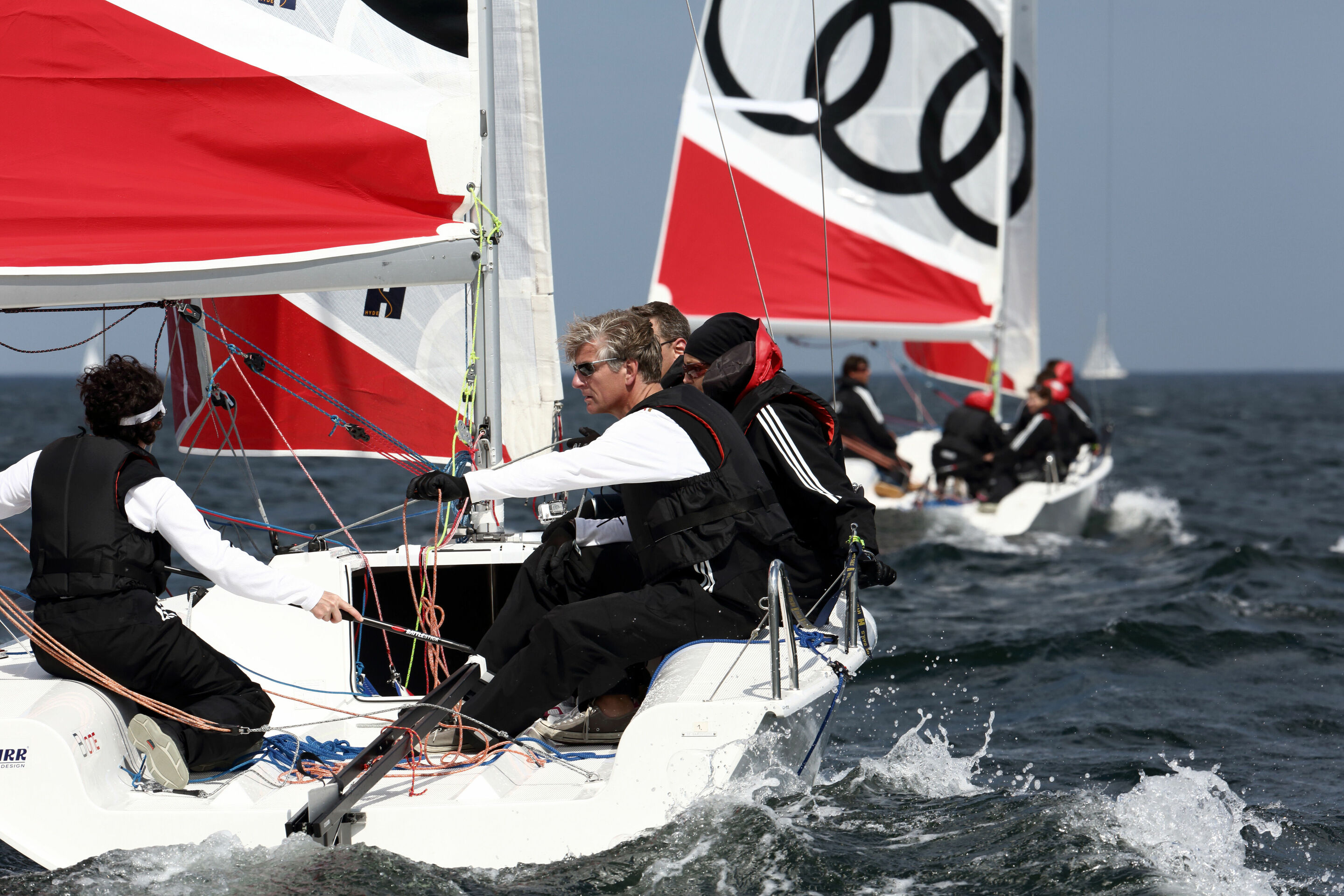 B/one boats in Audi colours