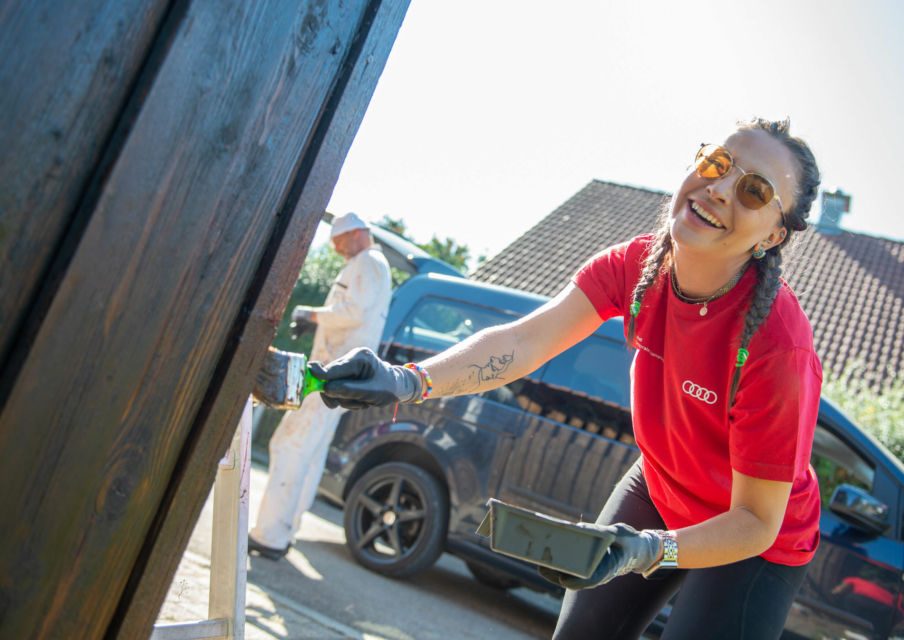 Audi Volunteer Day 2021, digital and analog: employees help in Ingolstadt and Neckarsulm - Audi volunteer day 2021: More than 250 Audi employees have engaged in around 50 projects during their free time in support of social welfare institutions at both...