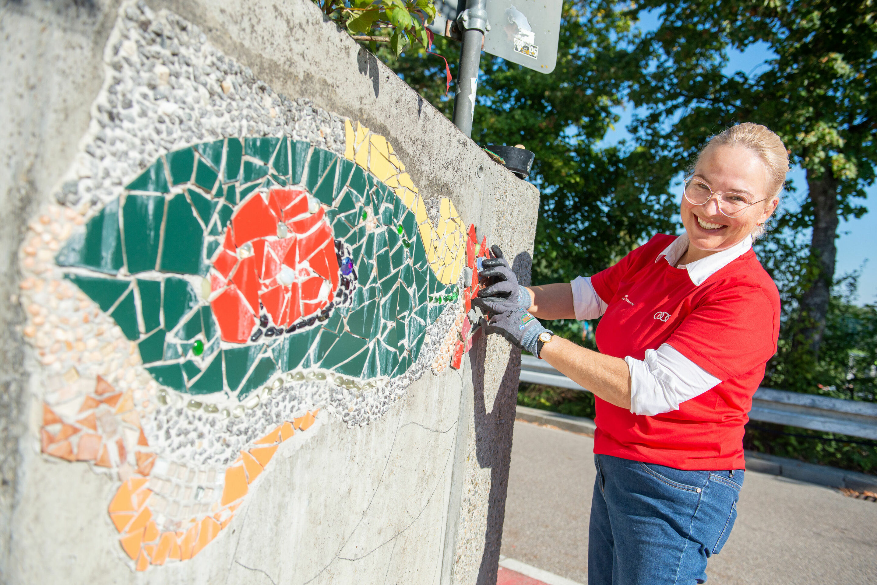 Audi Volunteer Day 2021, digital and analog: employees help in Ingolstadt and Neckarsulm - Audi volunteer day 2021: More than 250 Audi employees have engaged in around 50 projects during their free time in support of social welfare institutions at both...