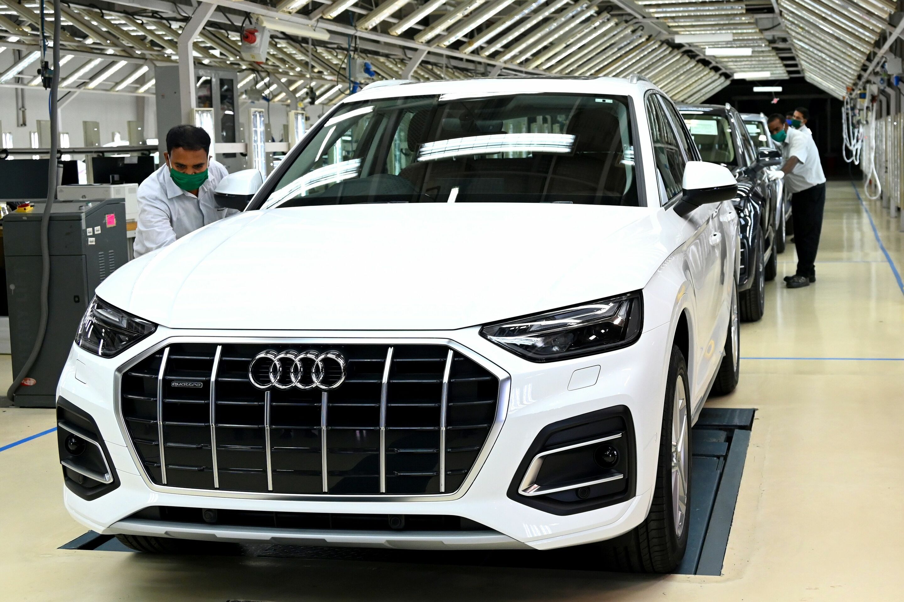 Audi am Standort Aurangabad - Der Audi Q5 wird seit Oktober 2021 im indischen Aurangabad produziert.