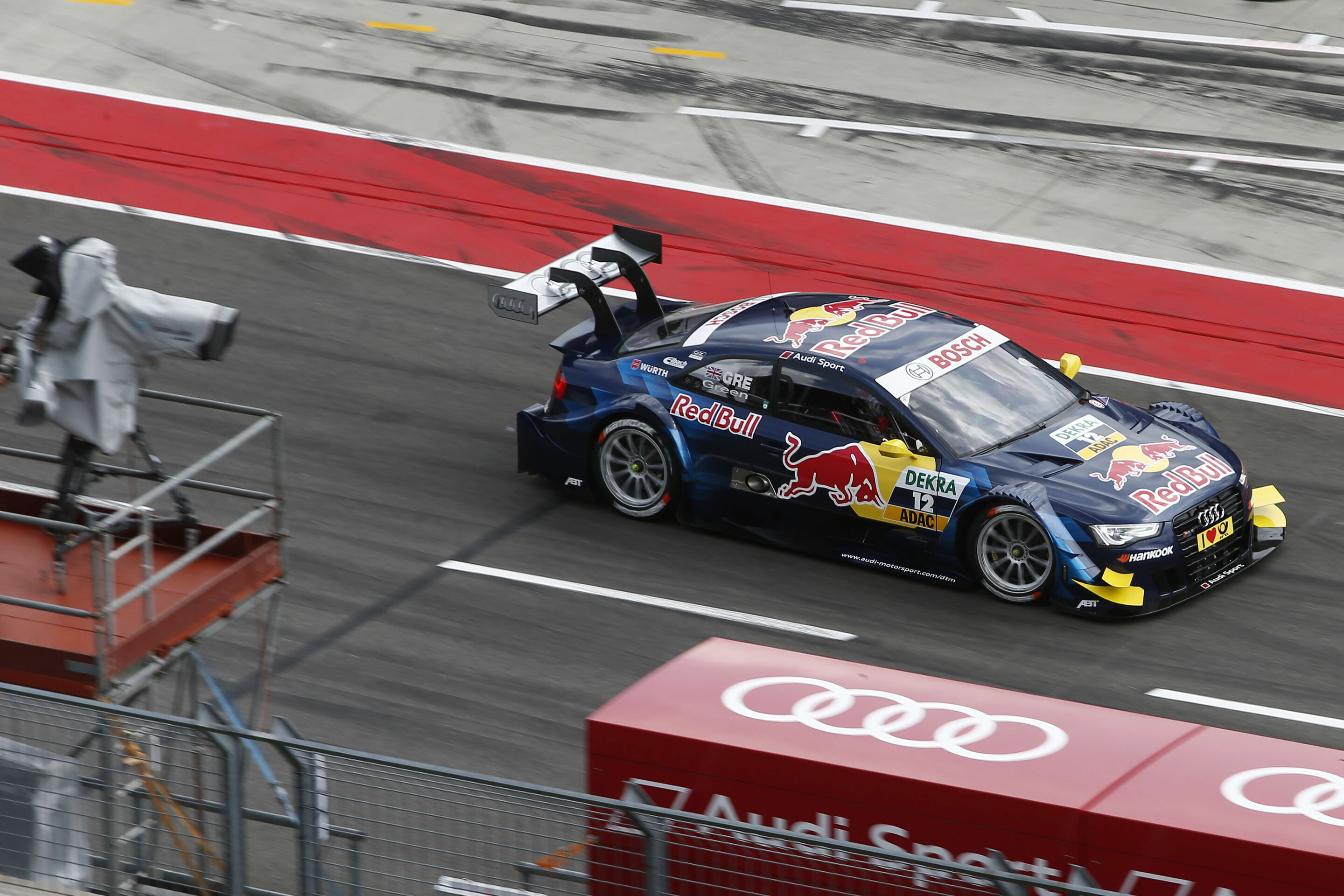 Stimmen nach dem Qualifying auf dem Lausitzring - Red Bull Audi RS 5 DTM #12 (Audi Sport Team Abt Sportsline), Jamie Green