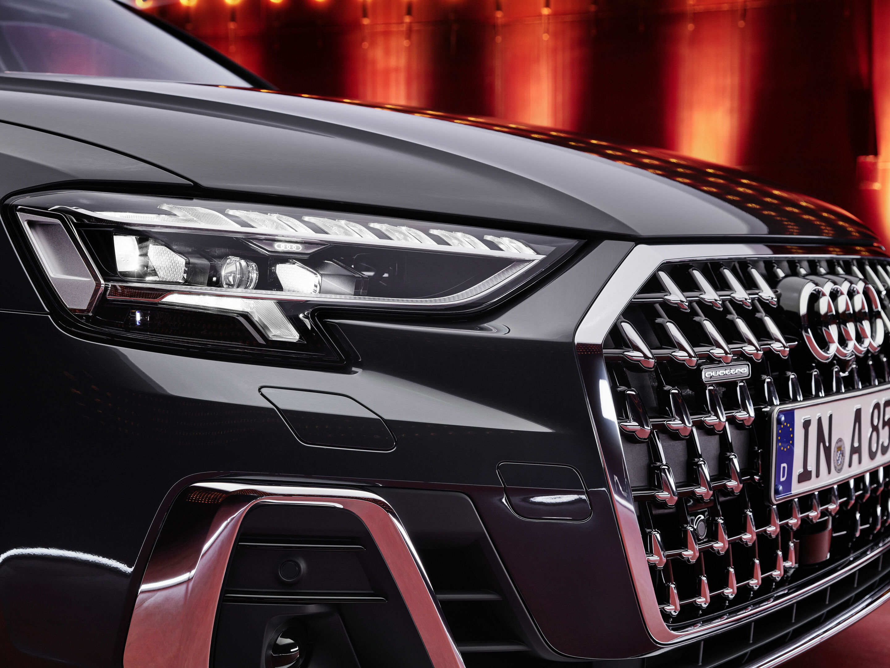 Audi A8 L - Detail;
Farbe: Manhattangrau