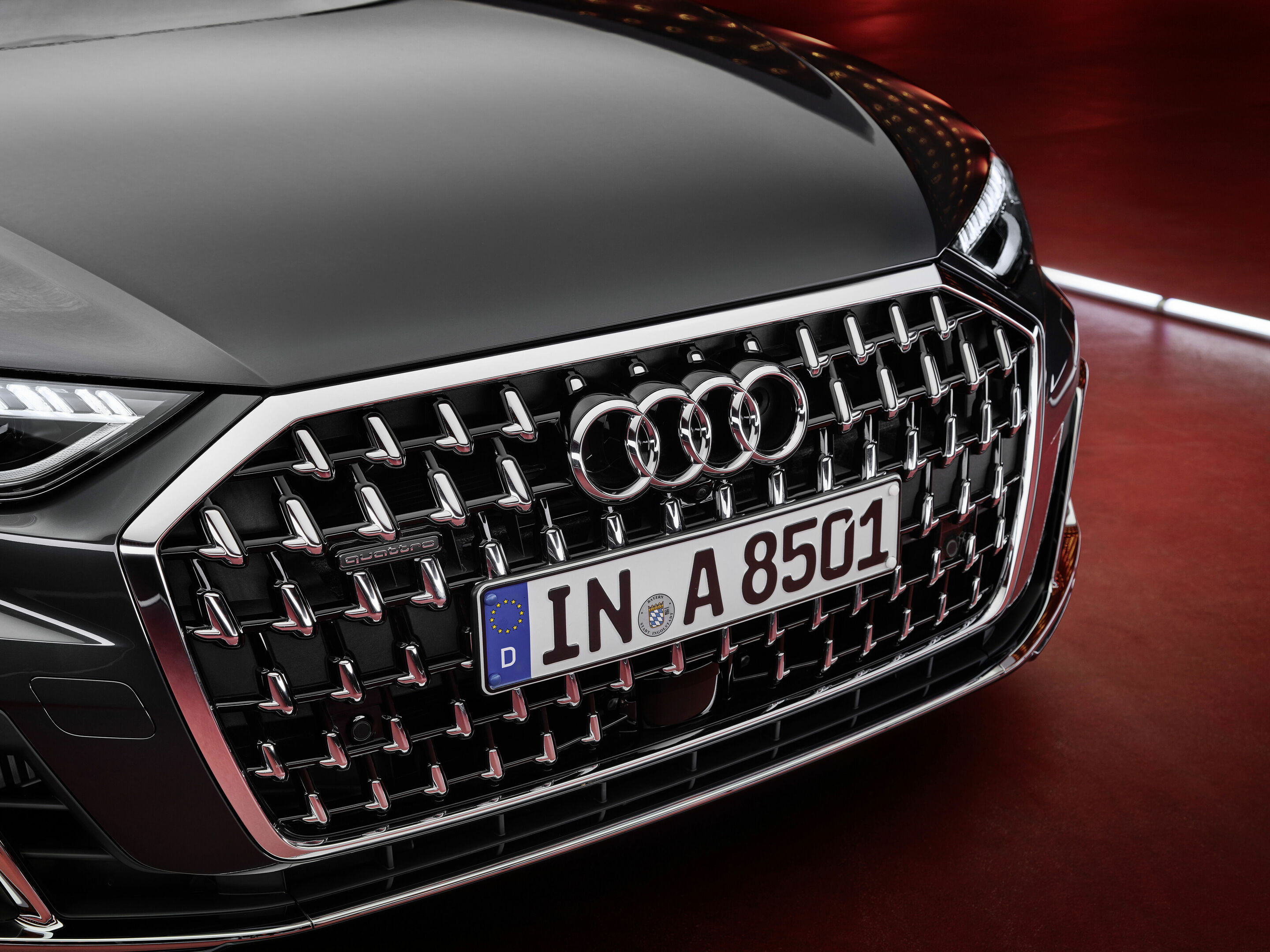 Audi A8 L - Detail;
Color: Manhattan grey