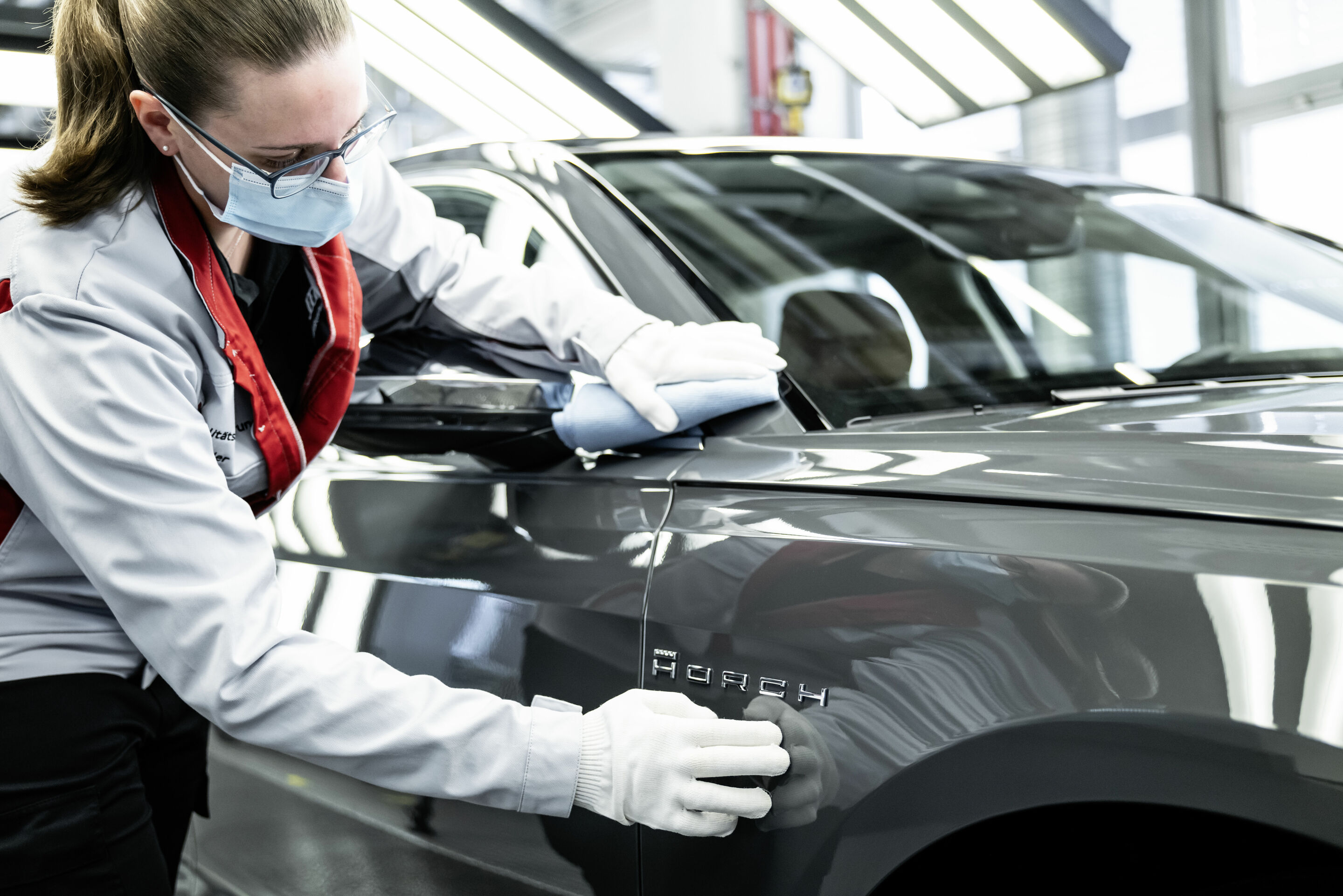 Fahrzeugfertigung am Standort Neckarsulm - Audi A8-Finish