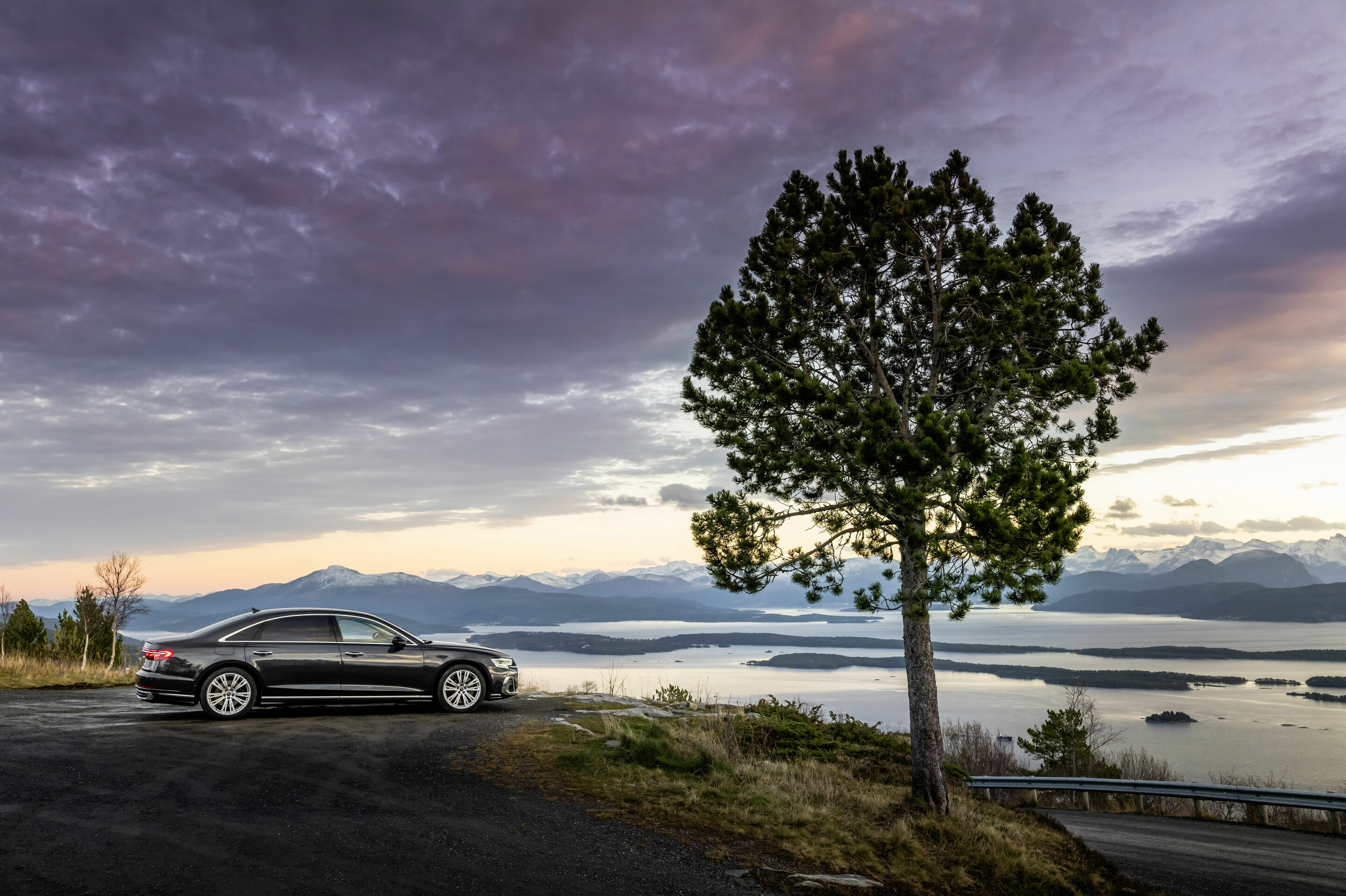Audi A8 L - Standaufnahme,
Farbe: Manhattan grau