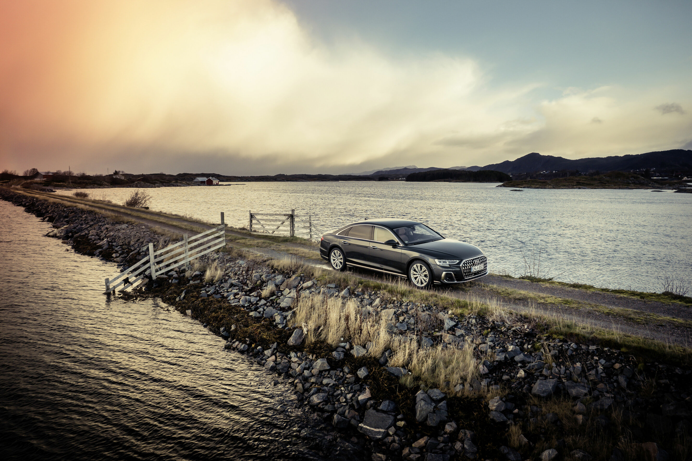 Audi A8 L - Standaufnahme,
Farbe: Manhattan grau