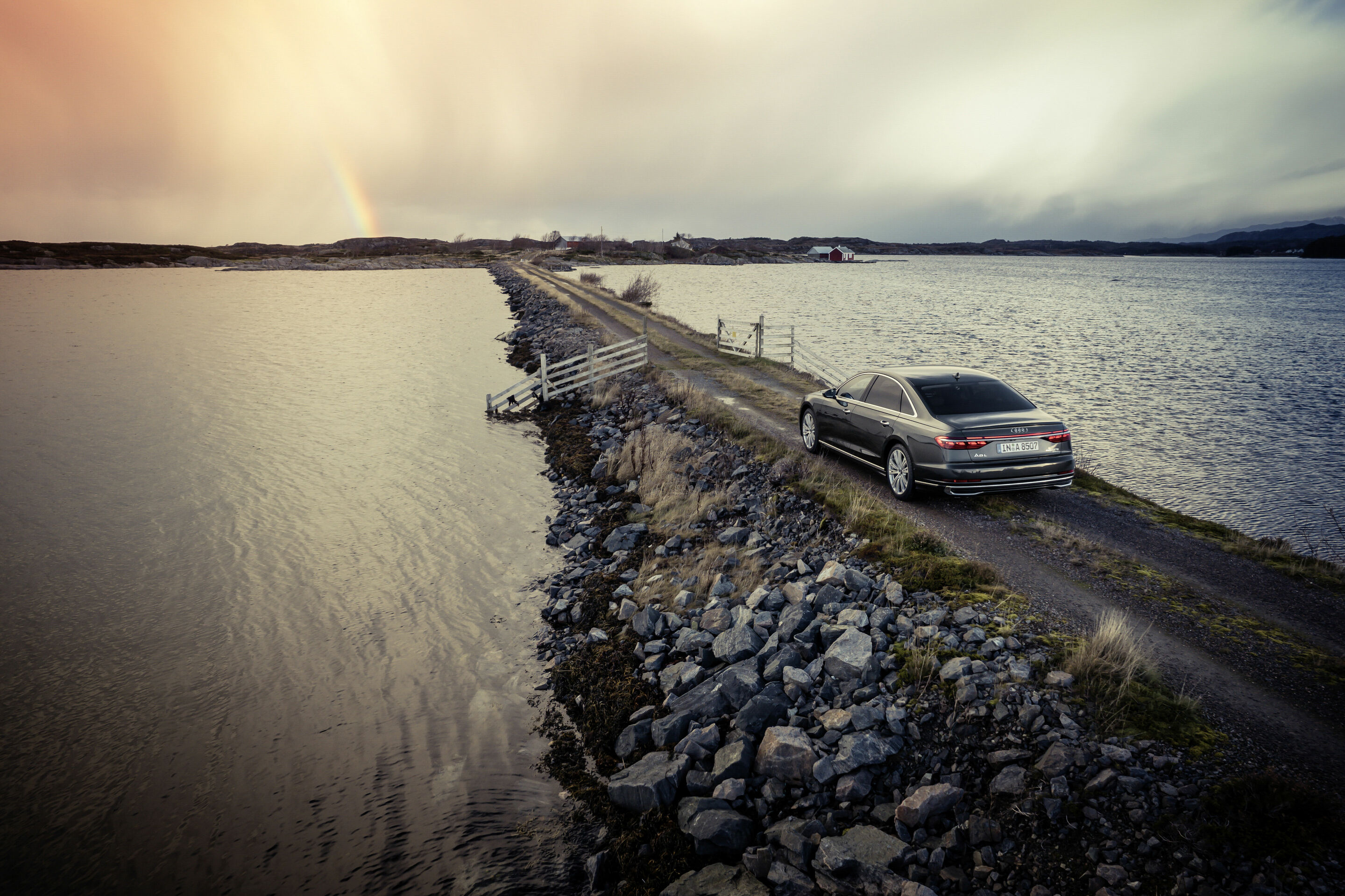 Audi A8 L - Standaufnahme,
Farbe: Manhattan grau