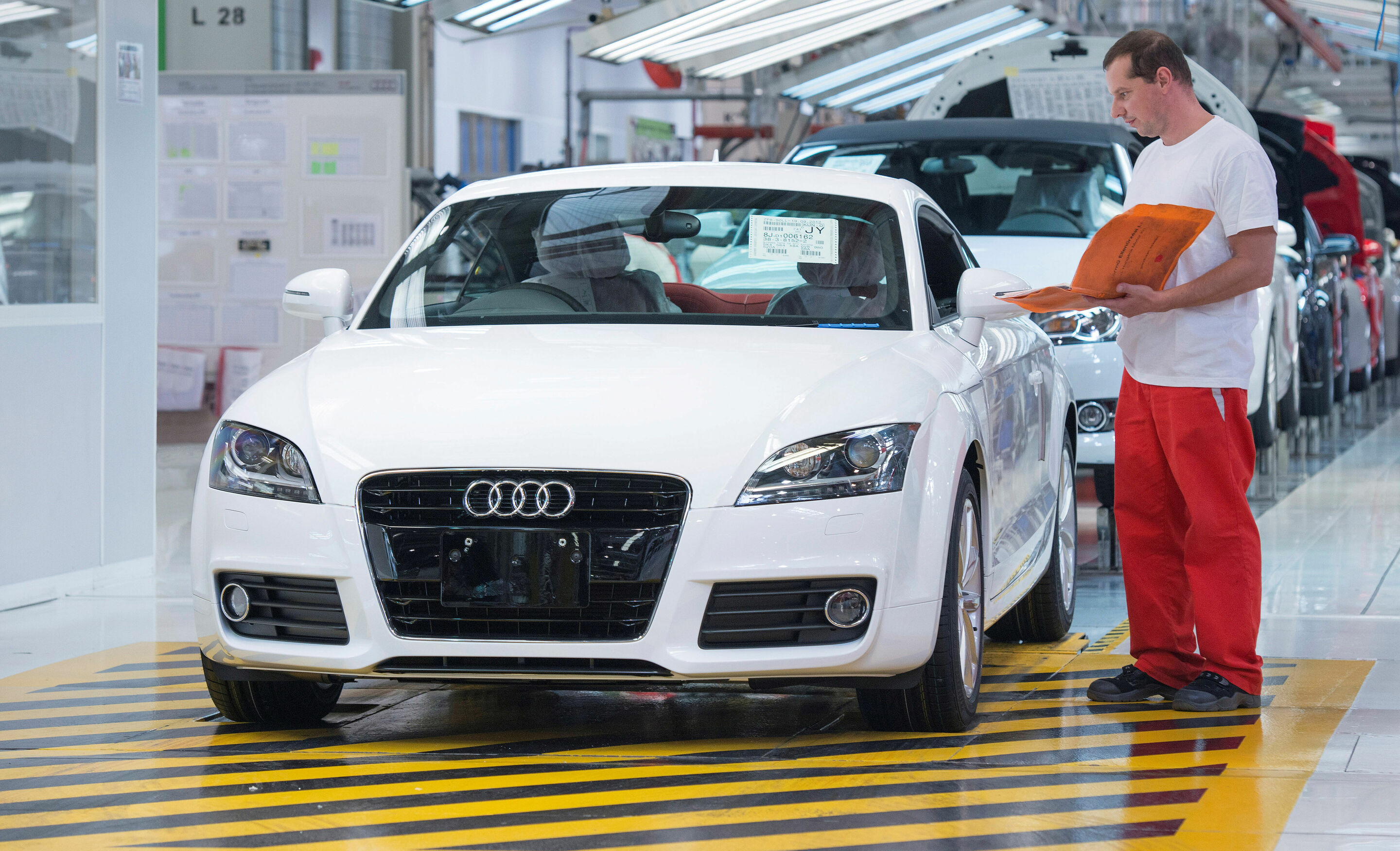 AUDI HUNGARIA MOTOR Kft., Győr (Ungarn) - Audi TT: Prüfbereich Zählpunkt 6