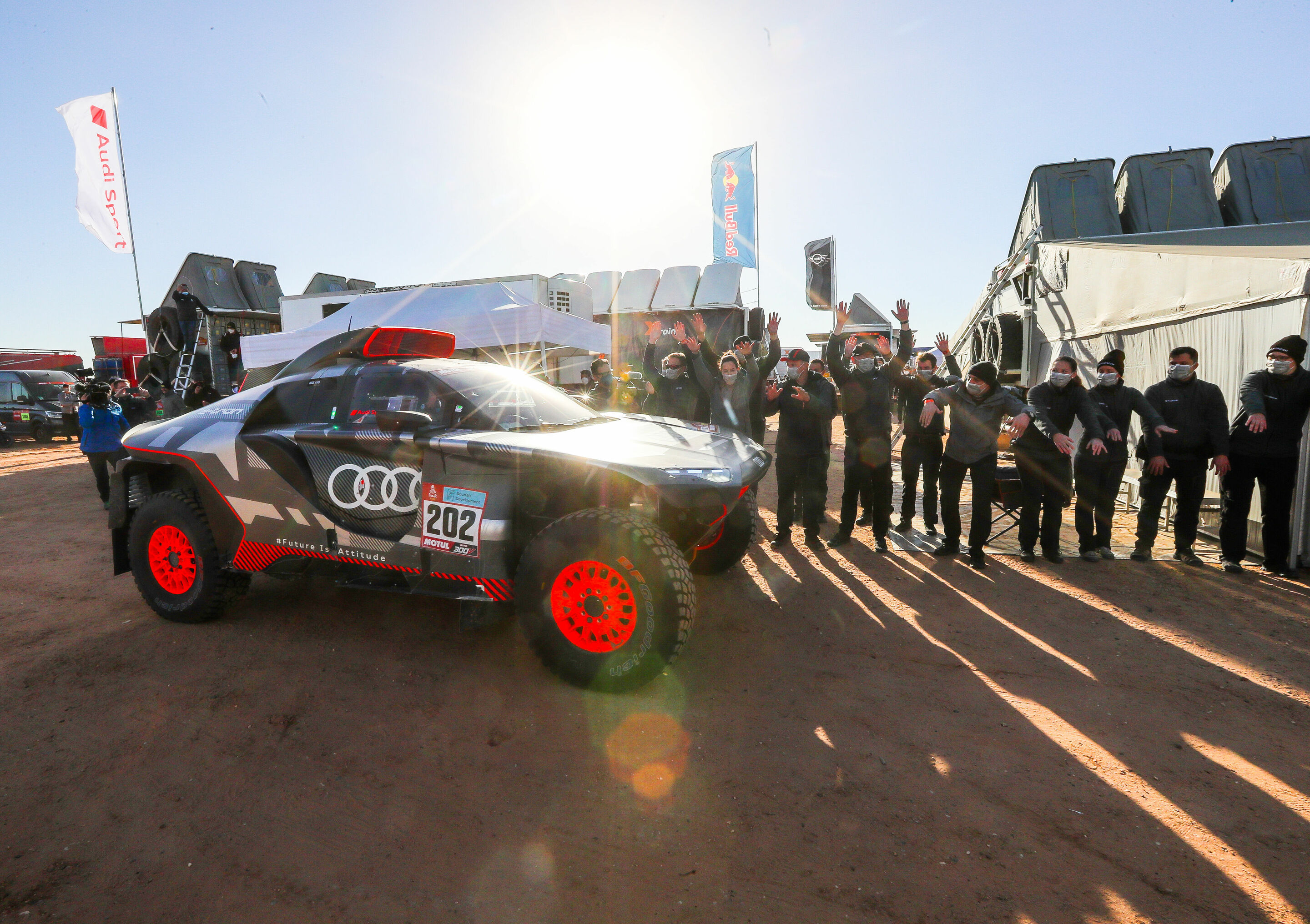 Rallye Dakar 2022 - Audi RS Q e-tron #202 (Team Audi Sport), Carlos Sainz/Lucas Cruz