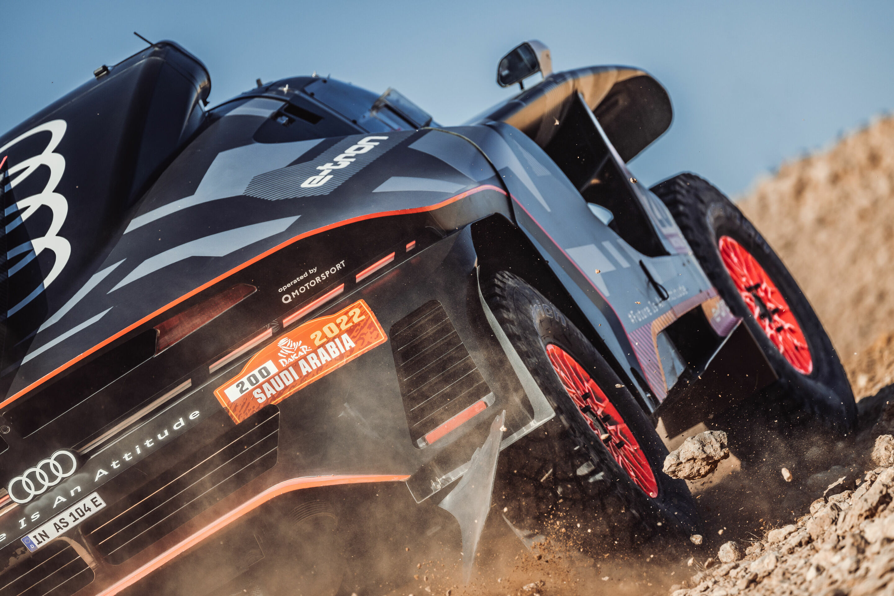 Rallye Dakar 2022 - Audi RS Q e-tron #200 (Team Audi Sport), Stéphane Peterhansel/Edouard Boulanger