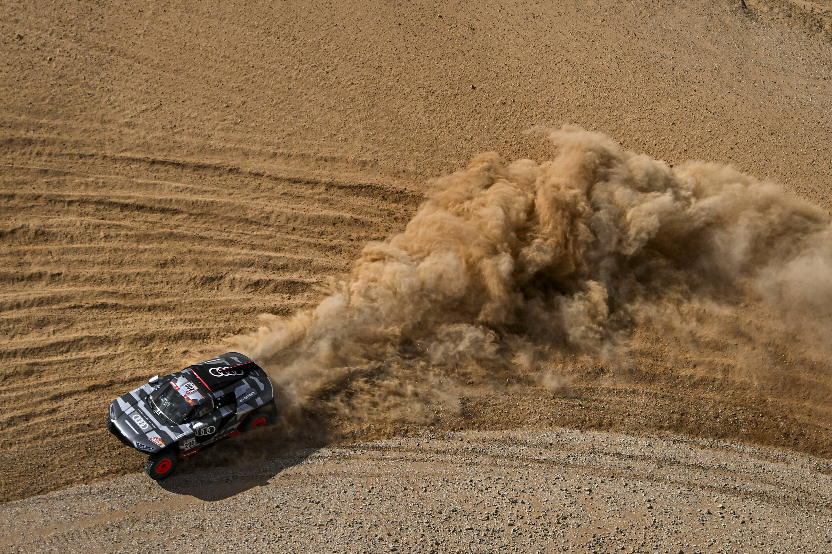 Rallye Dakar 2022 - Audi RS Q e-tron #200 (Team Audi Sport), Stéphane Peterhansel/Edouard Boulanger
