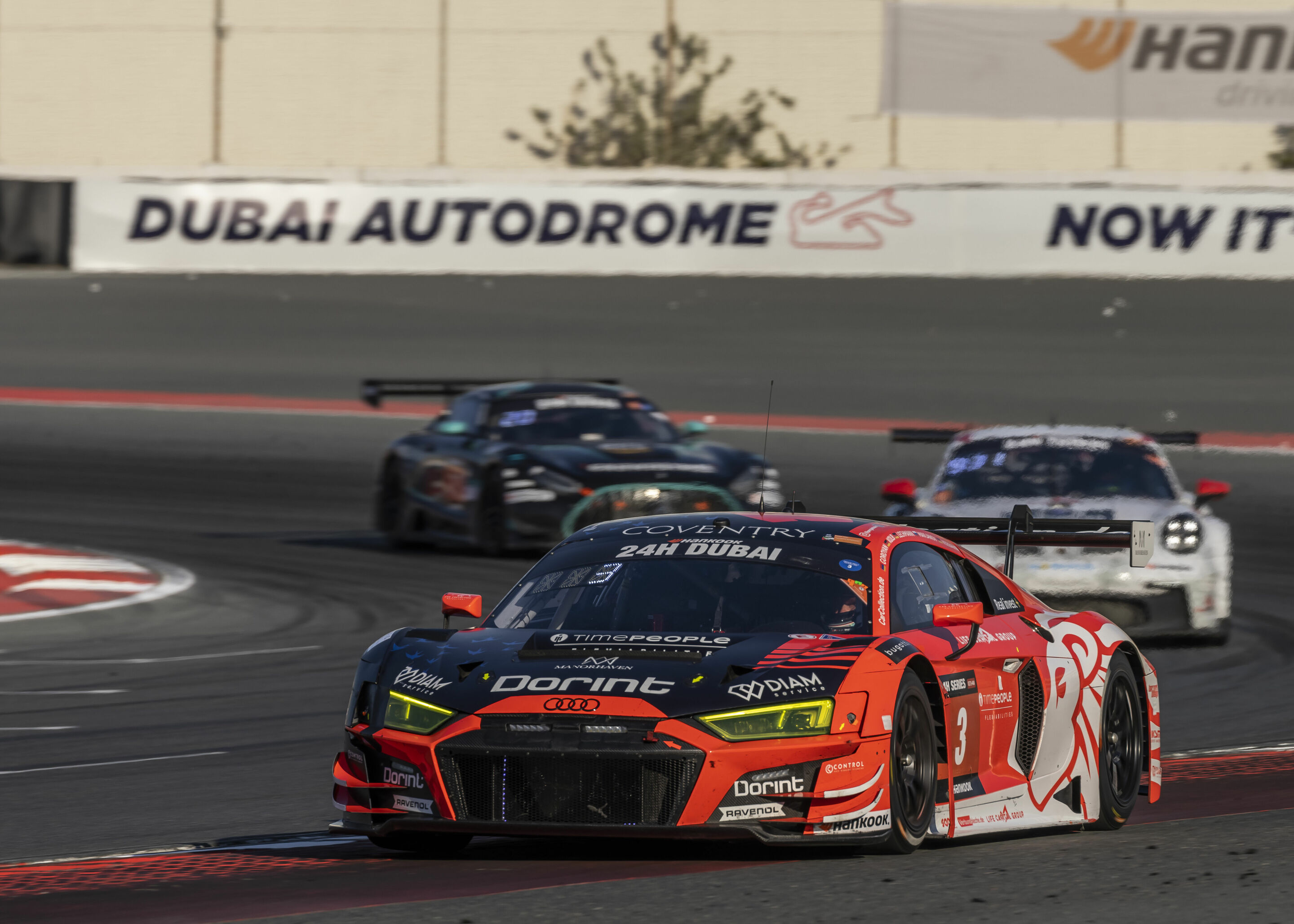 24h Dubai 2022 - Audi R8 LMS #3 (Car Collection Motorsport), Artur Goroyan/Patrick Kolb/Martin Lechman/Roman Mavlanov/Jörg Viebahn