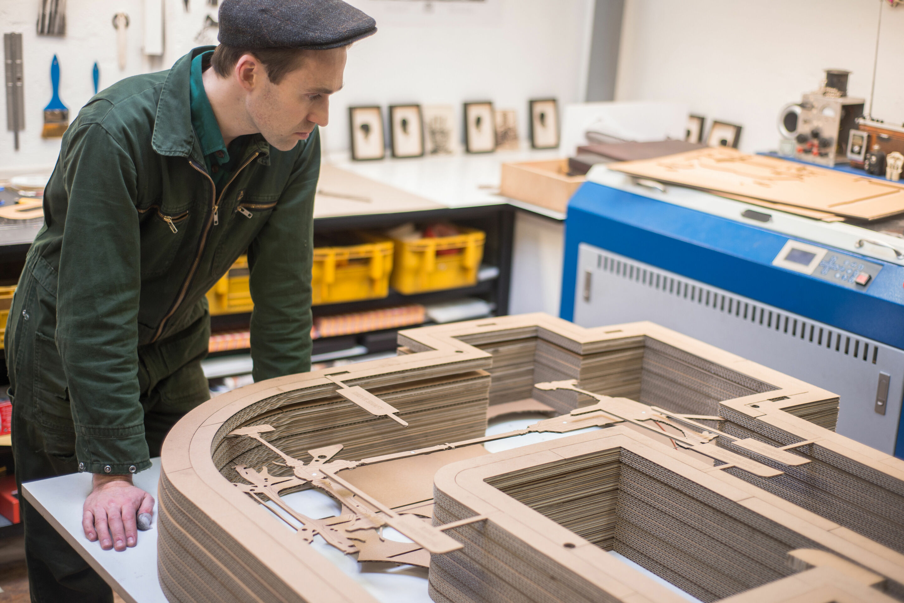 Design Miami/Basel 2013 - Tim Johns Installationen entstehen mit Liebe zum Detail und sind durch handwerkliche Leidenschaft geprägt. 
(© AUDI AG/Anna Madelung)