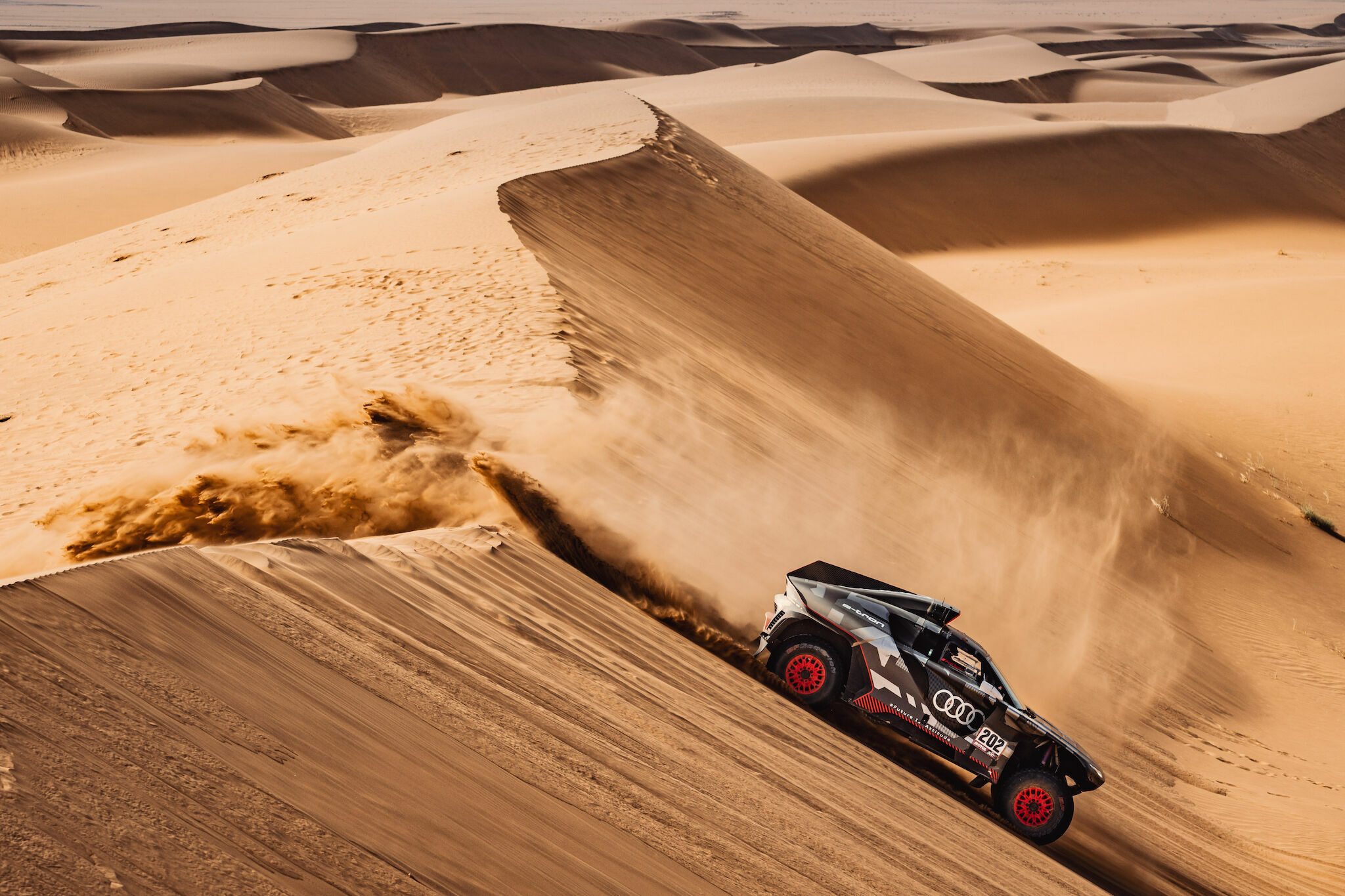 Rallye Dakar 2022 - Audi RS Q e-tron #202 (Team Audi Sport), Carlos Sainz/Lucas Cruz