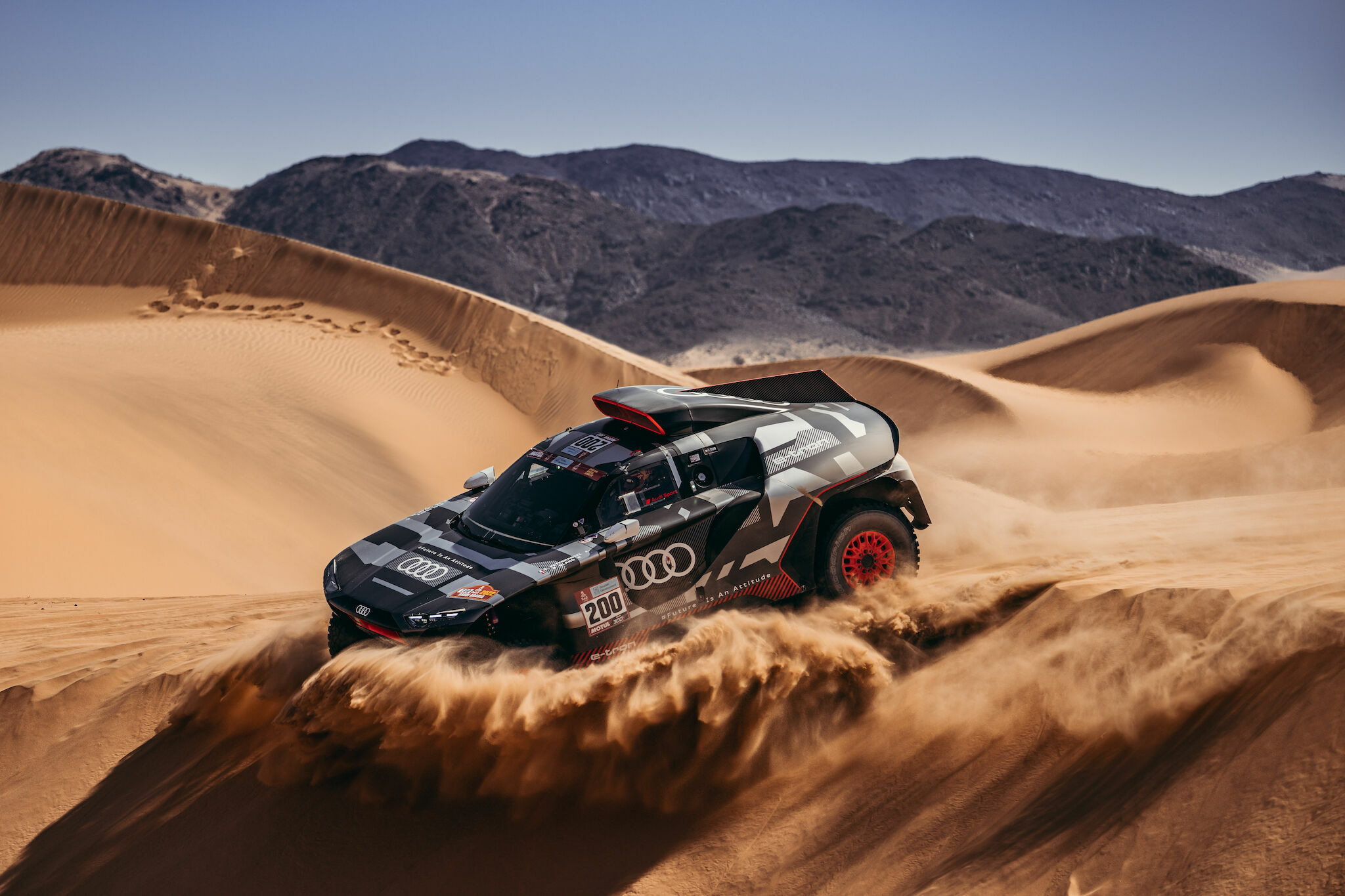 Rallye Dakar 2022 - Audi RS Q e-tron #200 (Team Audi Sport), Stéphane Peterhansel/Edouard Boulanger