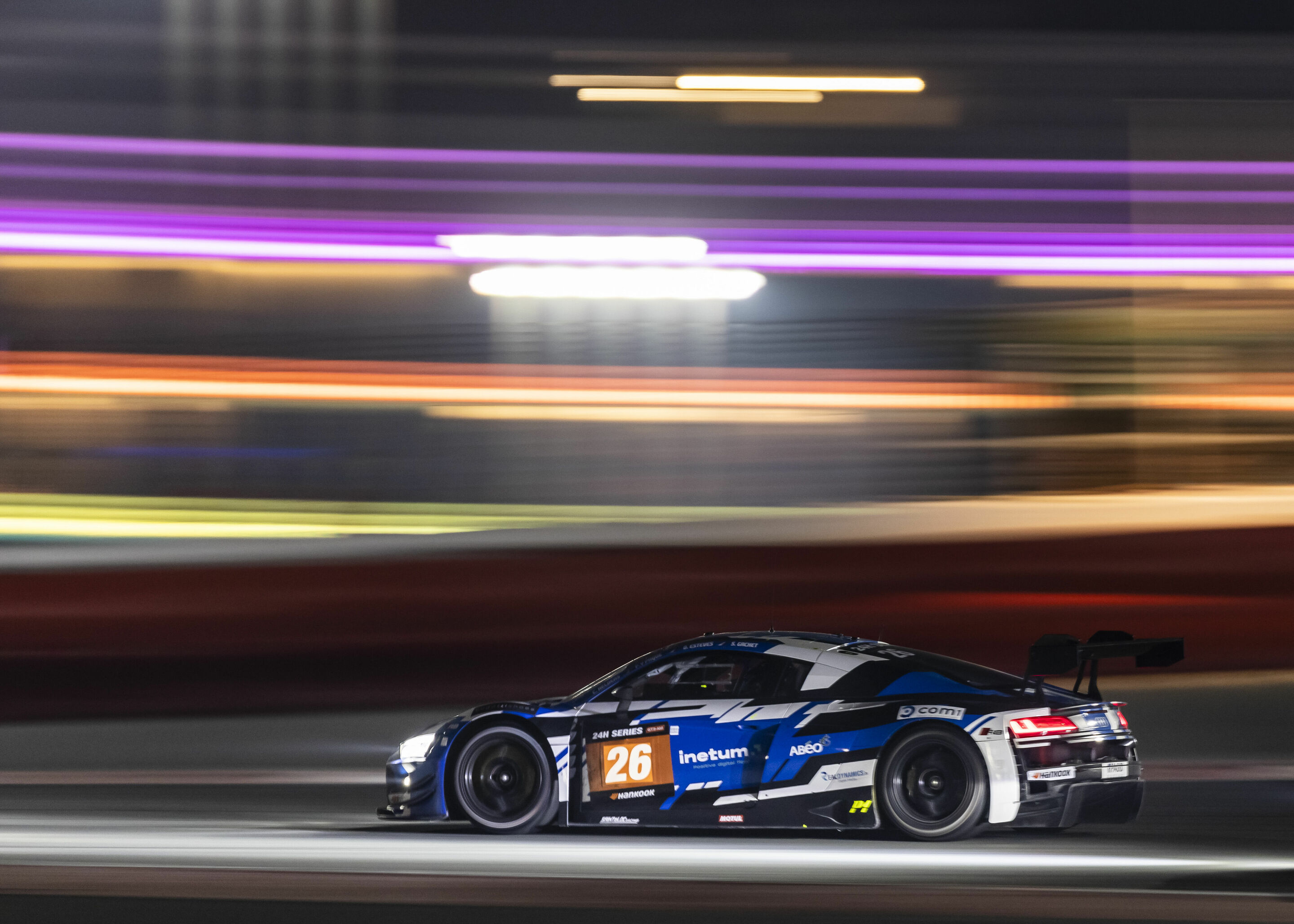 24h Dubai 2022 - Audi R8 LMS #26 (Saintéloc Racing), Olivier Estèves/Simon Gachet/Christian Kelders/Pierre-Yves Paque