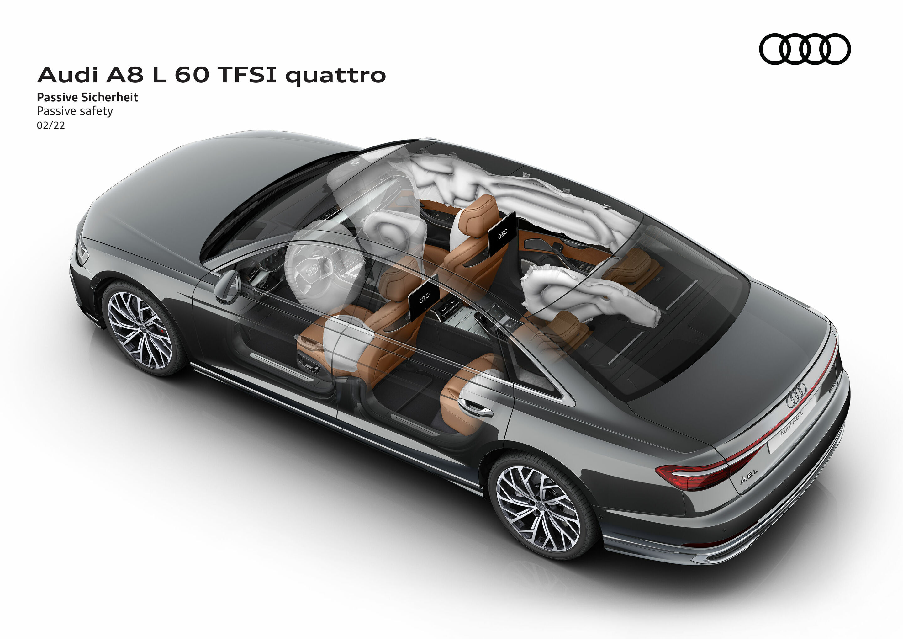 Illustration - Audi A8 L 60 TFSI quattro - Passive Sicherheit