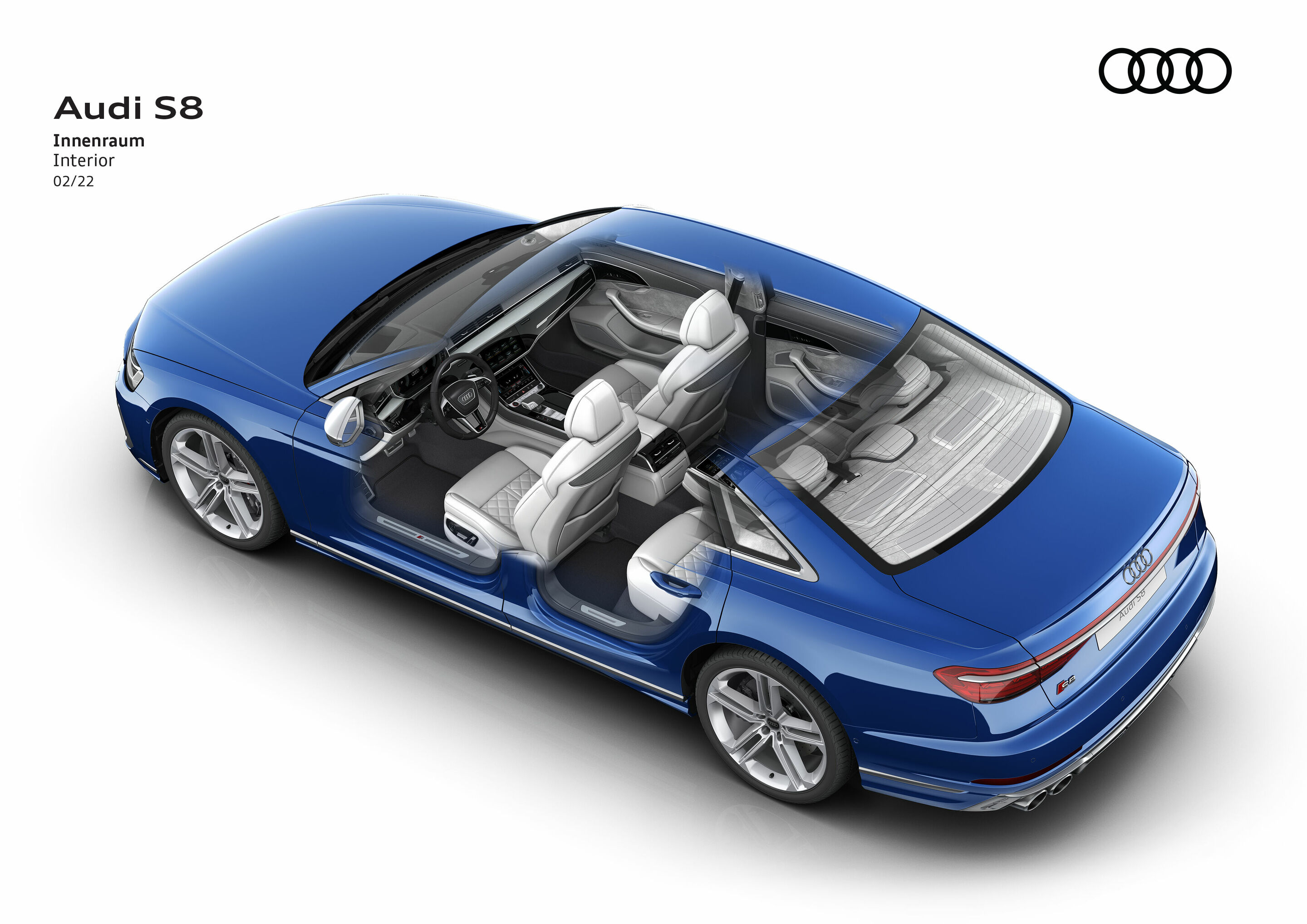 Illustration - Audi S8 - Innenraum