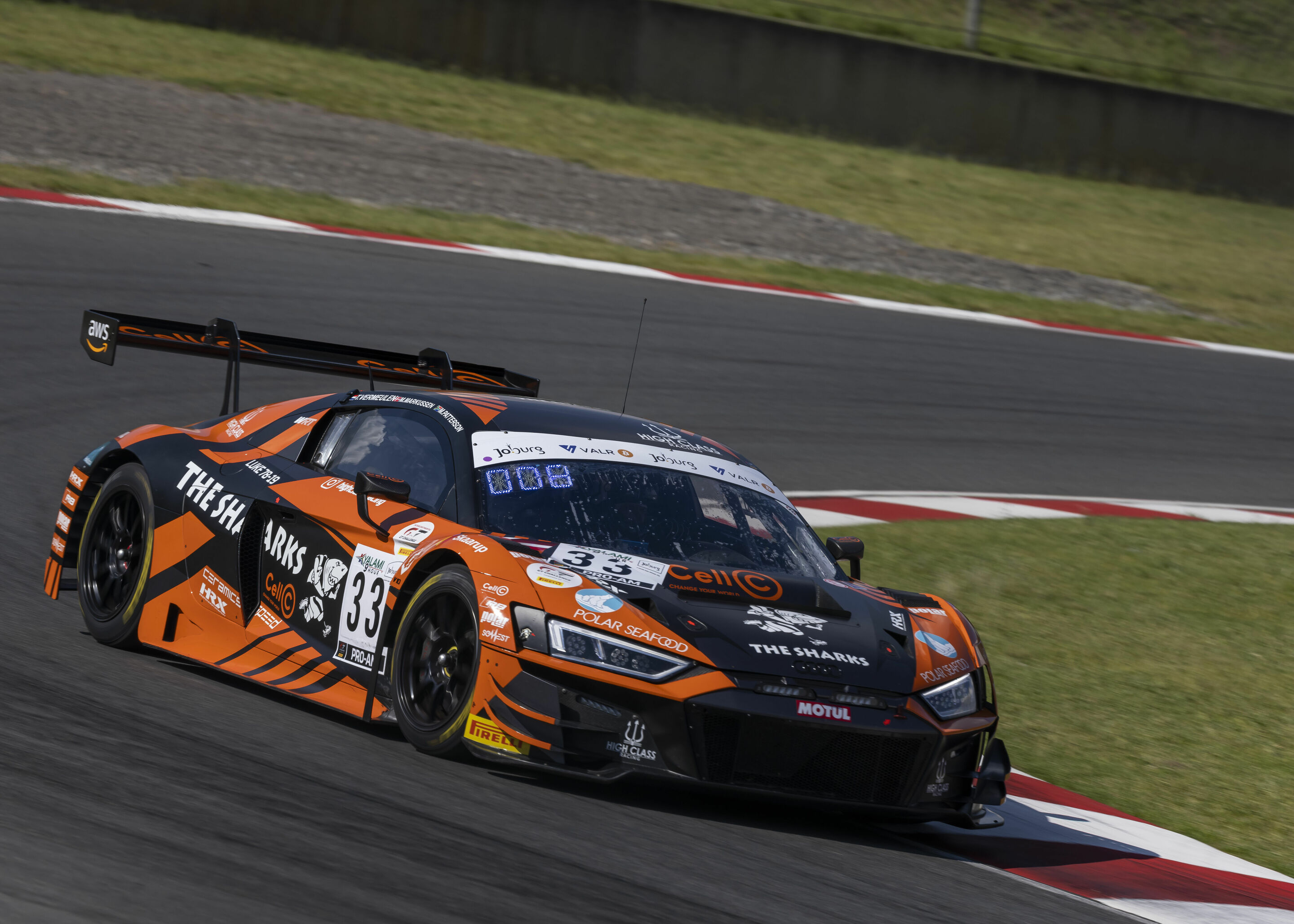 9h Kyalami 2021 - Audi R8 LMS #33 (High Class Racing), Michael Markussen/Mark Patterson/Thierry Vermeulen