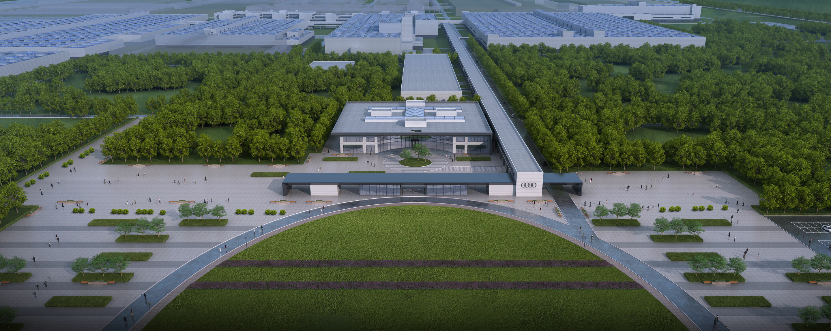 Erstes reines Elektroauto-Werk von Audi in China - Fabrikansicht Changchun