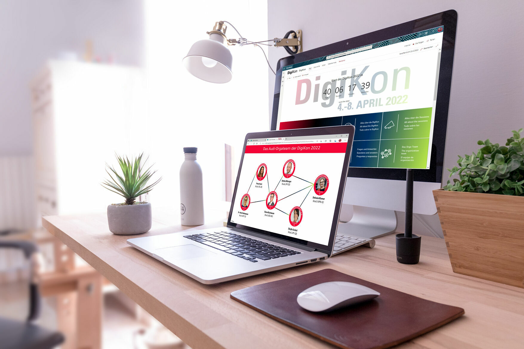 Neue Arbeitswelt: Audi, Volkswagen und SEAT begeistern mit interner Digitalkonferenz - Neue Arbeitswelt: Auf der DigiKon22 bringen Mitarbeitende von Audi, Volkswagen und SEAT einander neue Tools, Denkweisen und Formen der Zusammenarbeit näher.