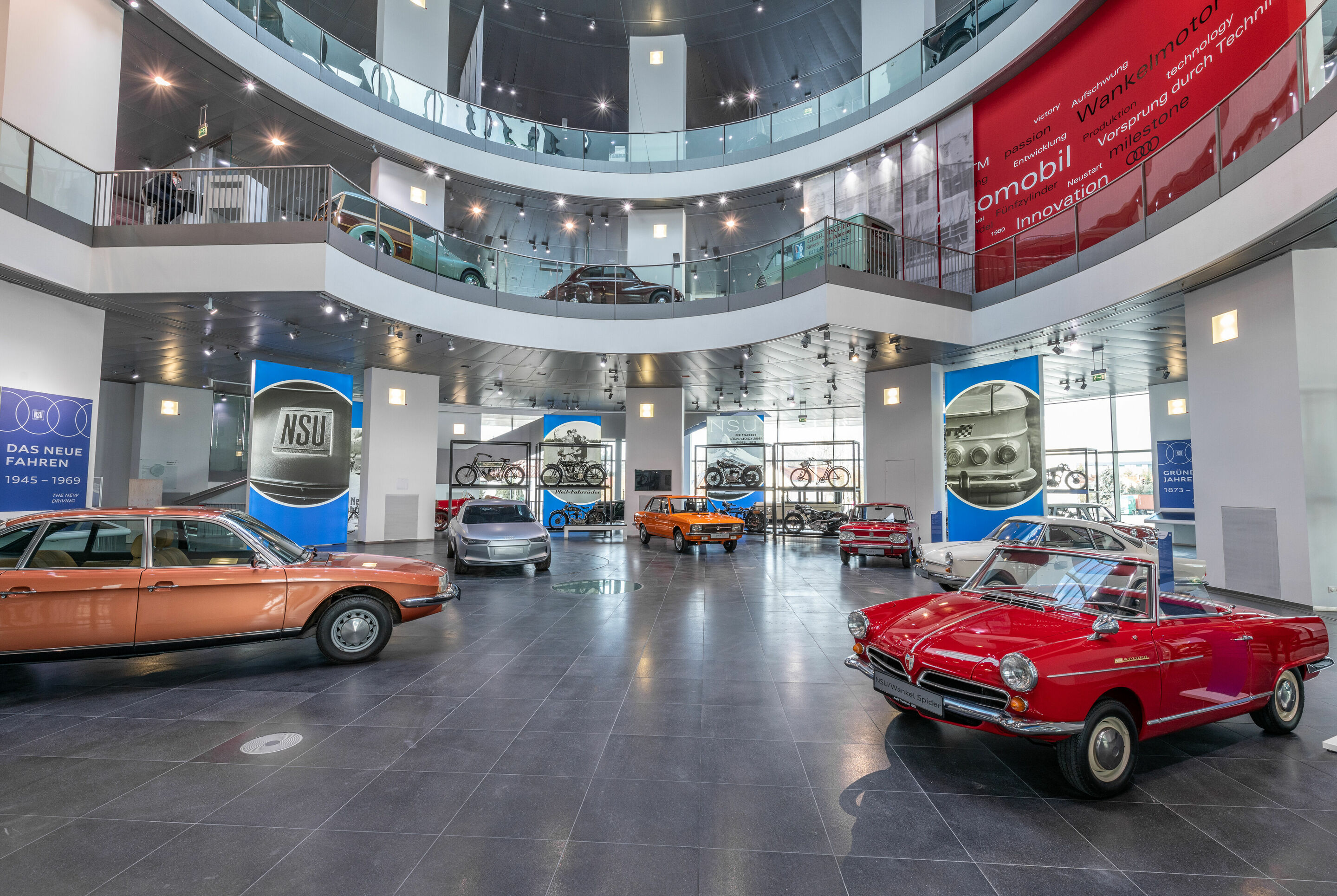 Audi museum mobile - Sonderausstellung „Der fünfte Ring“ zur Traditionsmarke NSU