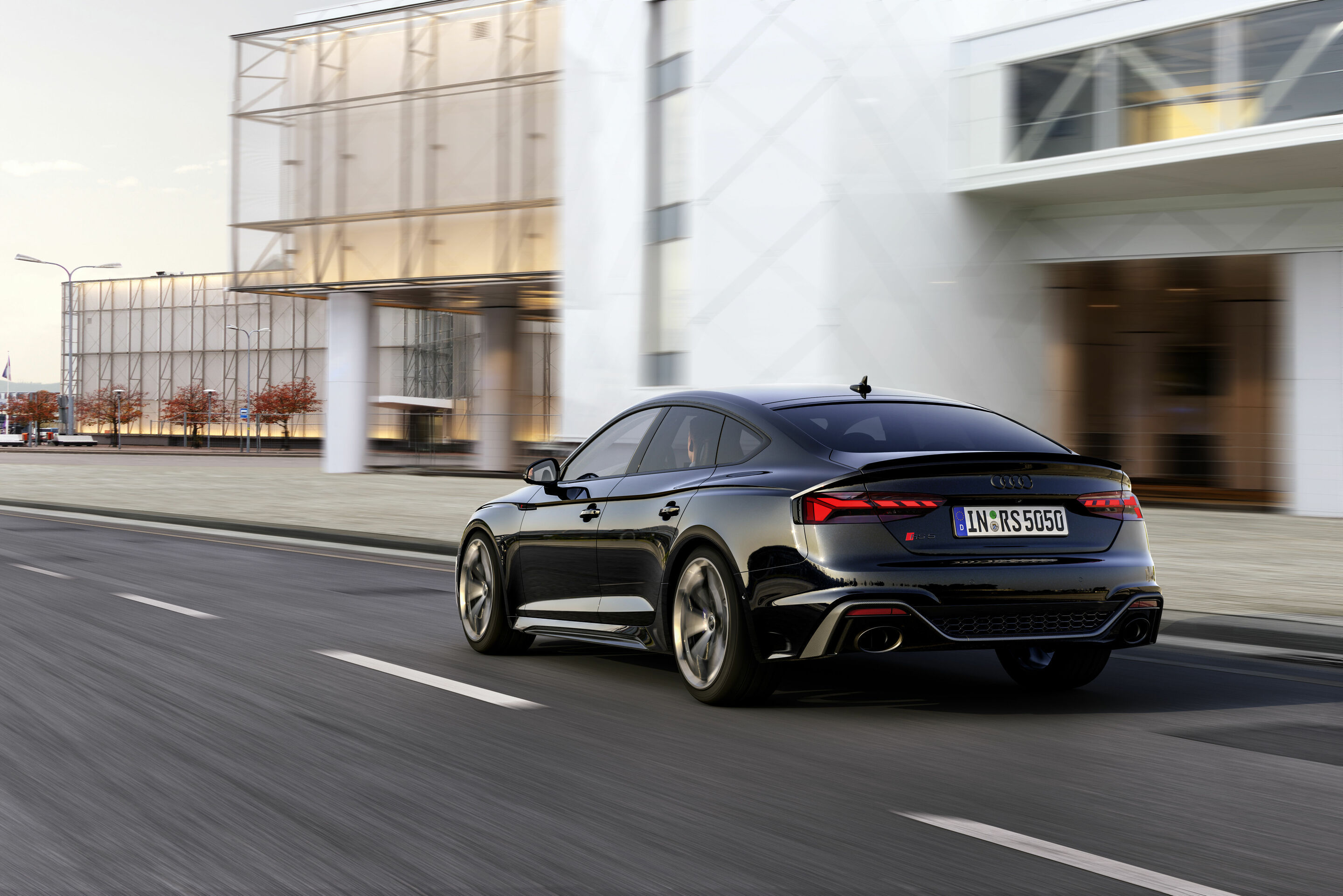Audi RS 5 Sportback with competition plus package - Dynamic photo, Colour: Sebring black