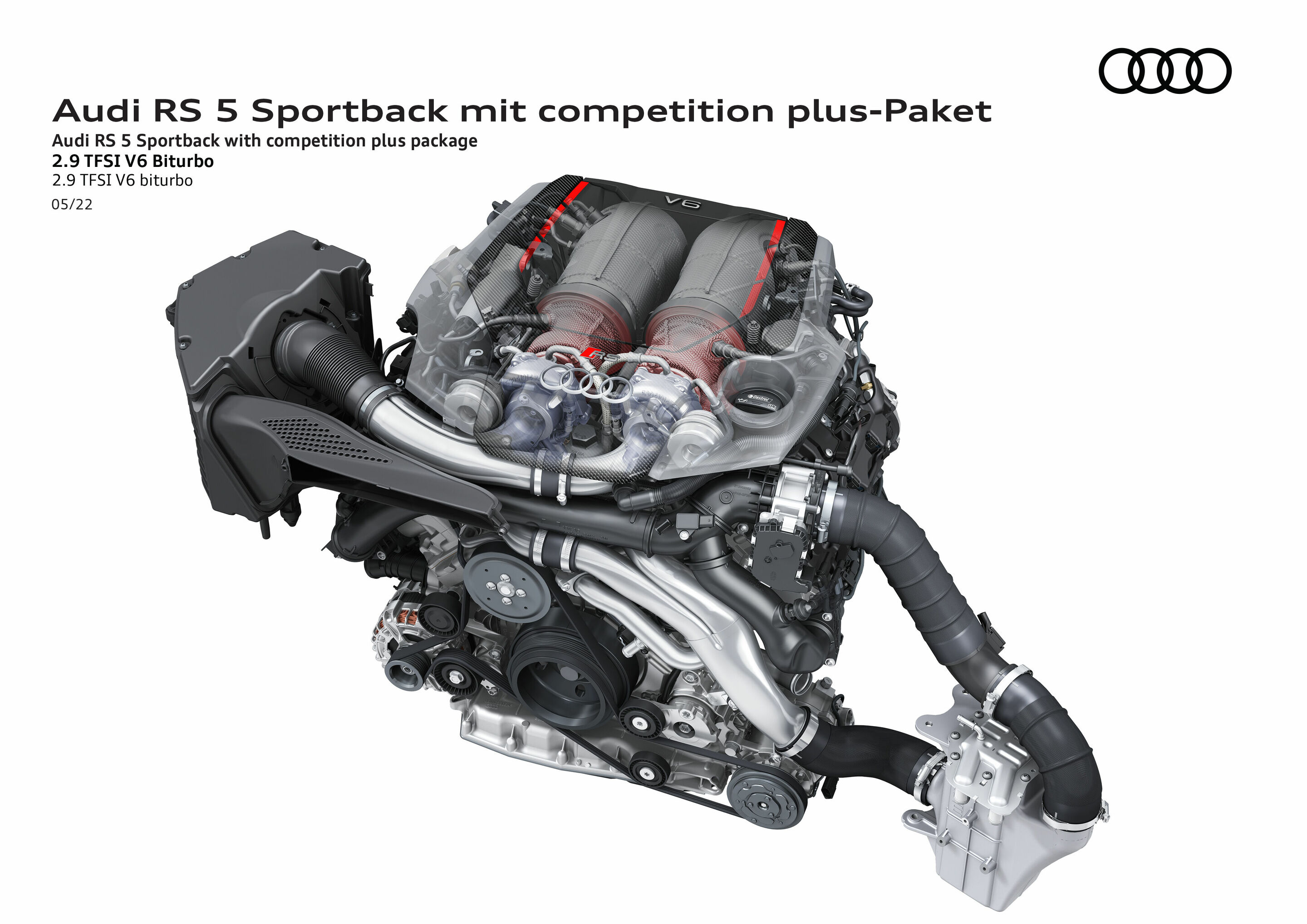 Illustration - Audi RS 5 Sportback with competition plus package - 2.9 TFSI V6 biturbo