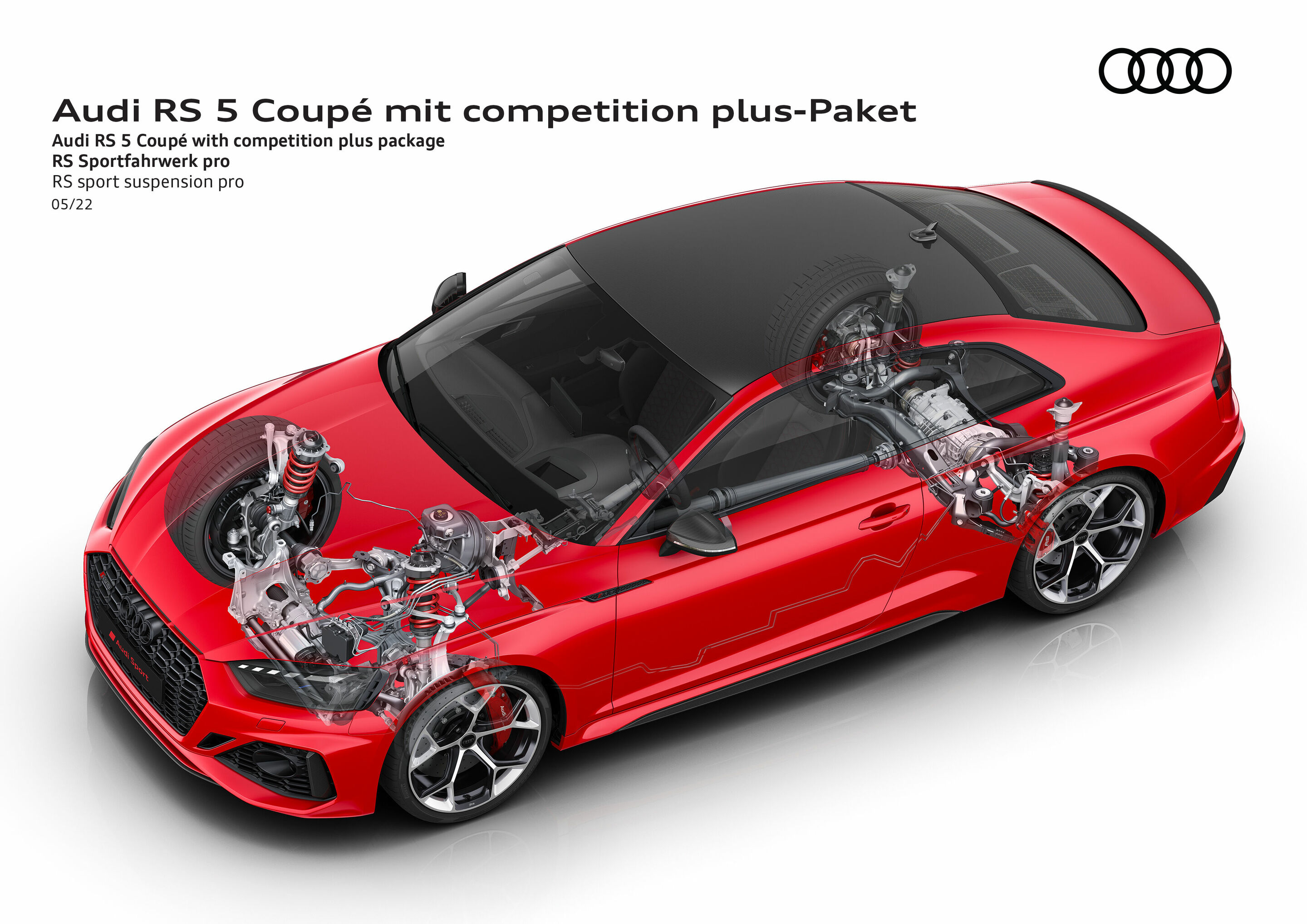 Illustration - Audi RS 5 Coupé with competition plus package - RS sport suspension pro